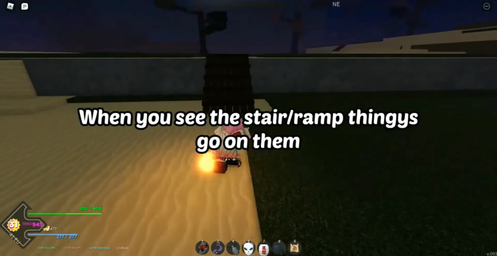 Climbing the Ramp Structures
