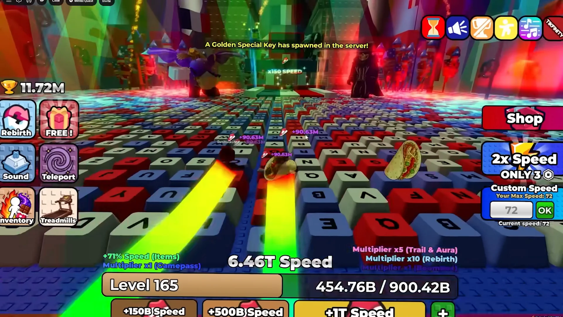 World 2 Event Treadmill