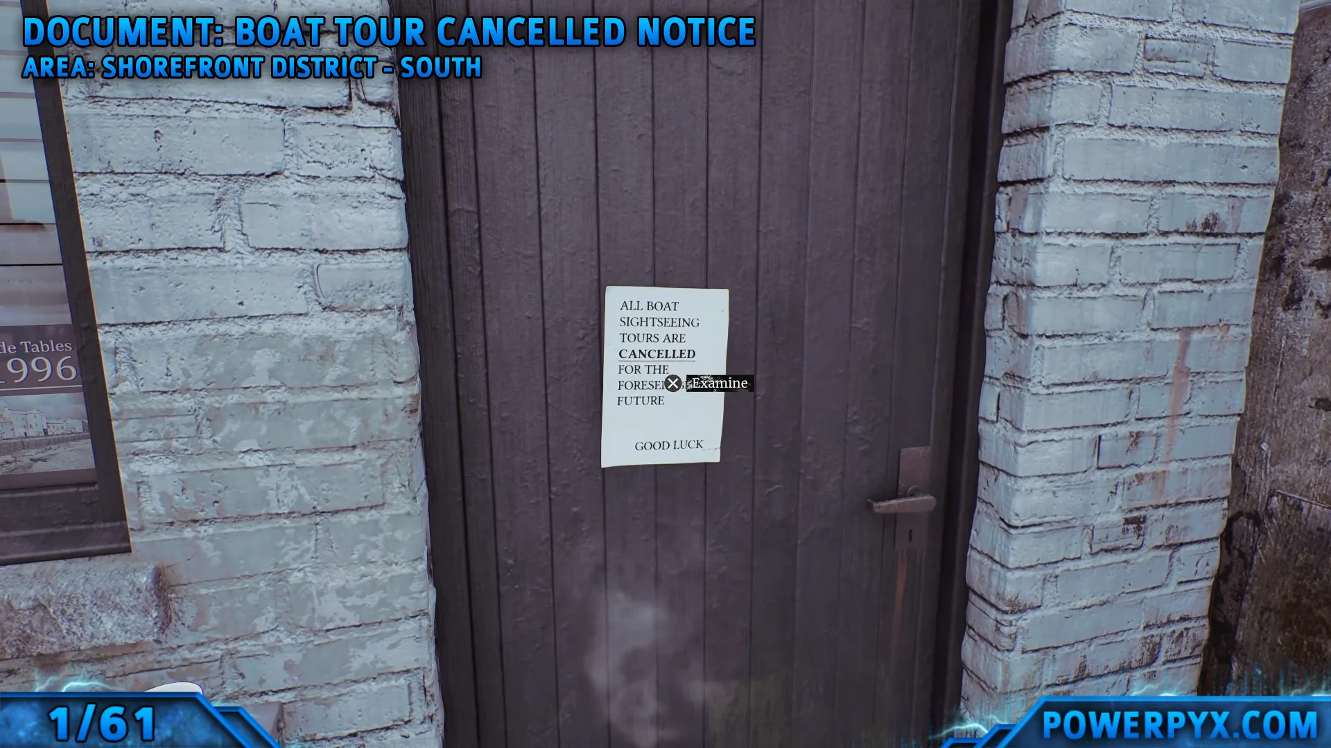 Boat Tour Cancelled Notice