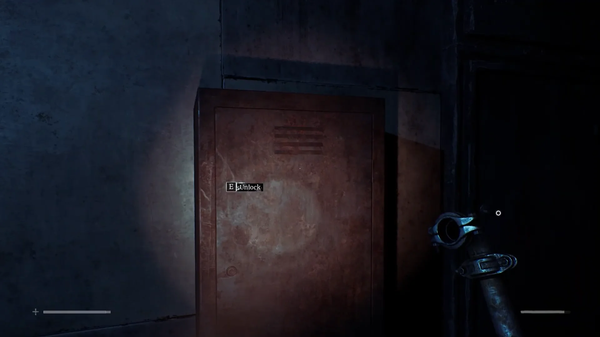Approaching the locker