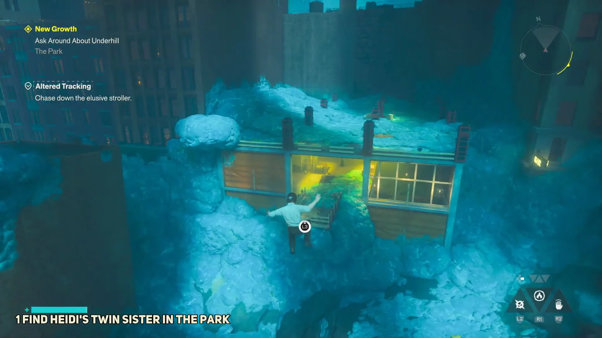 Approaching Heidi's Hideout