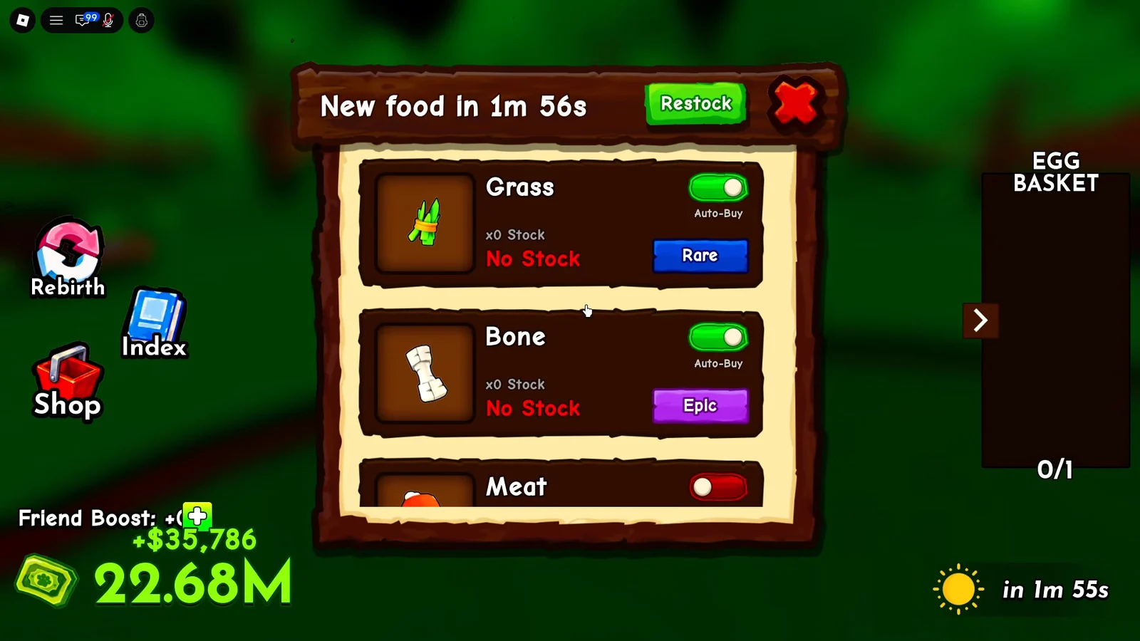 Gears & Food Priority