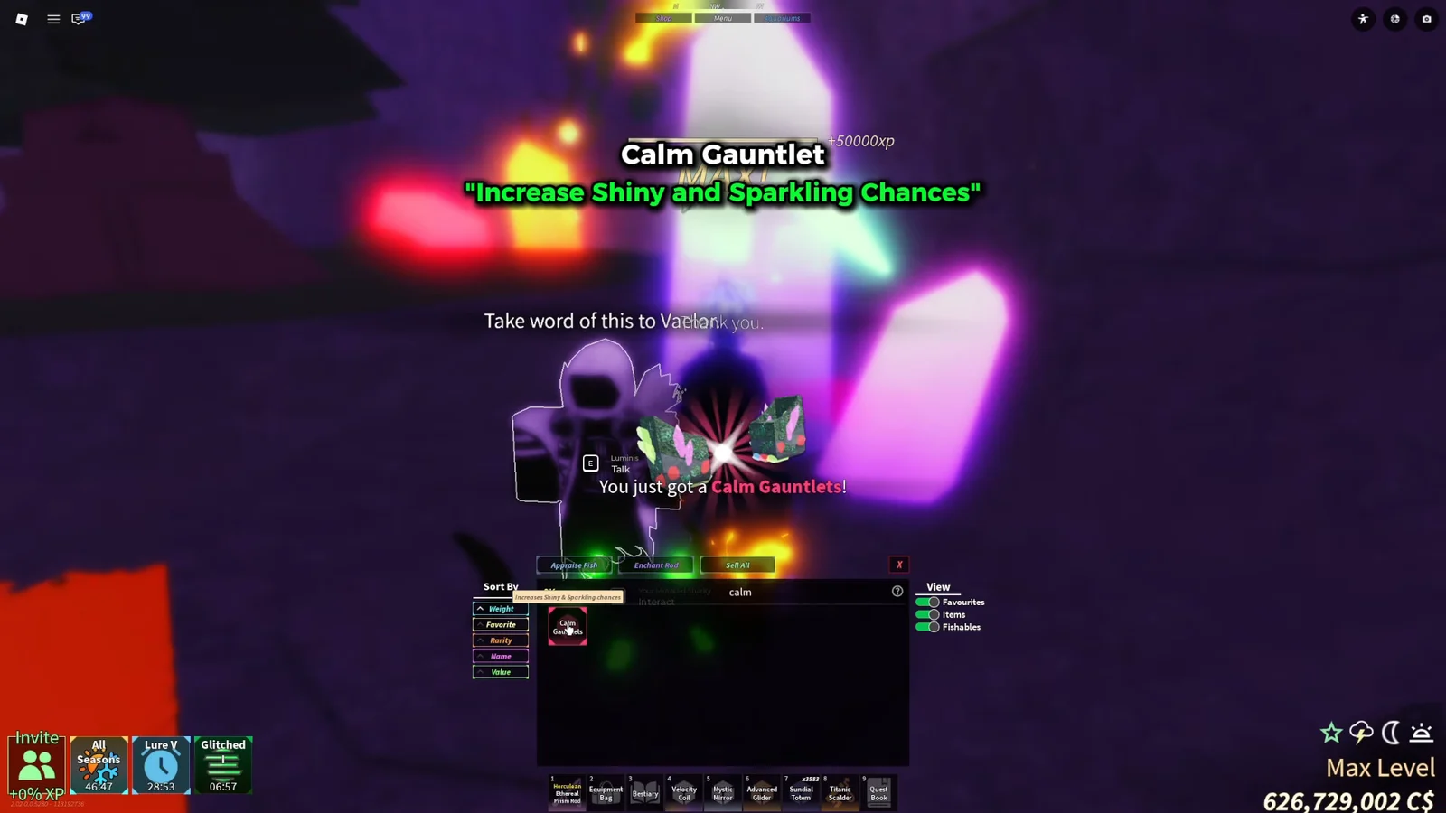 Calm Gauntlet Details
