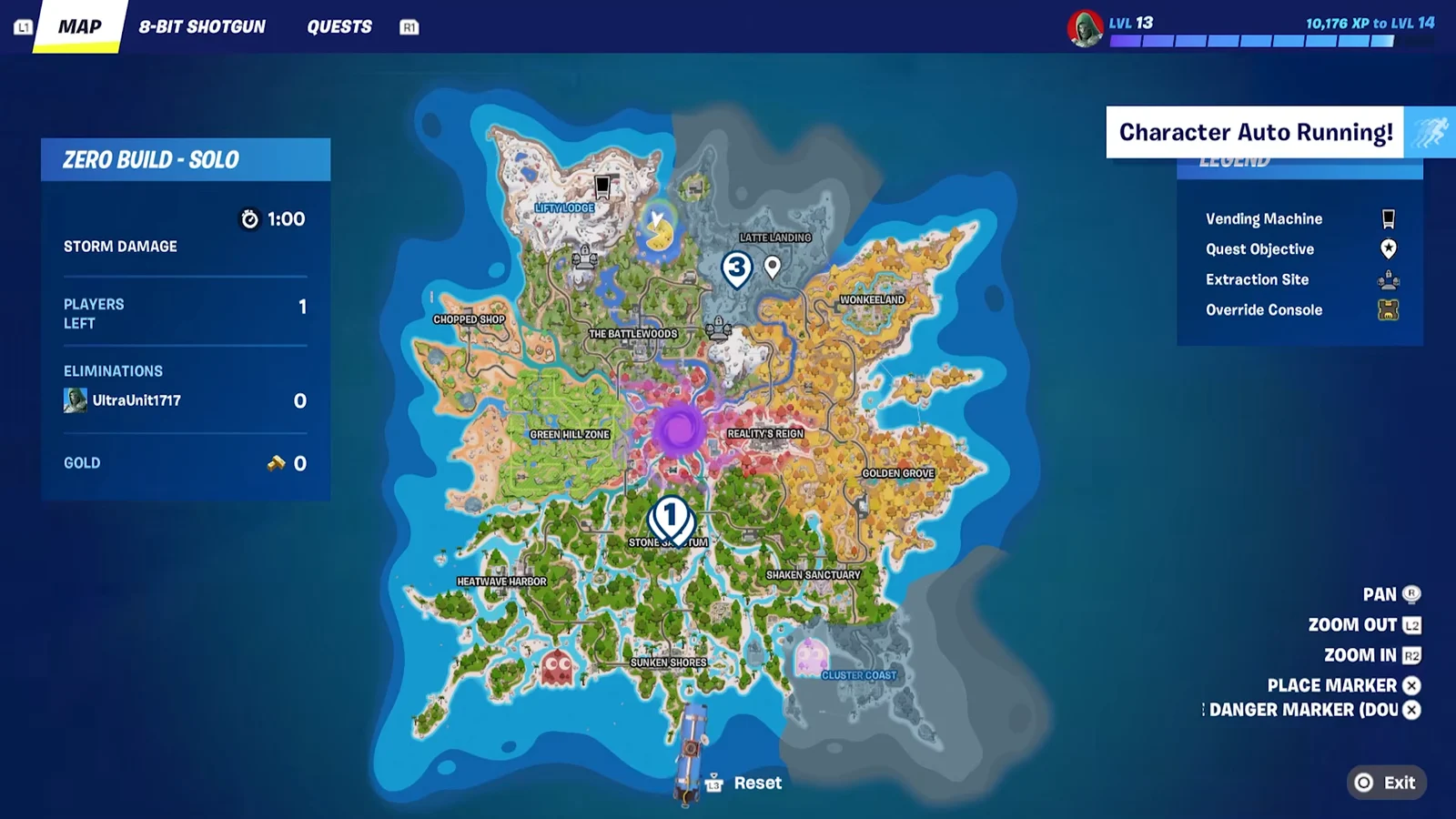 Viewing Island Map