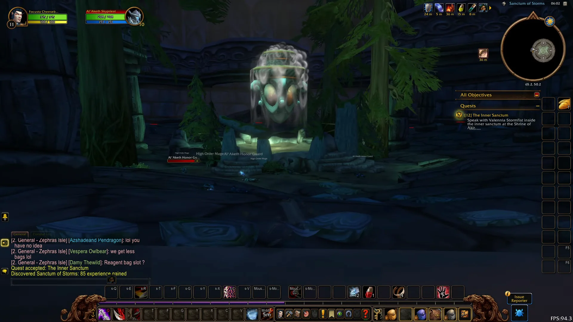 Entering Sanctum of Storms