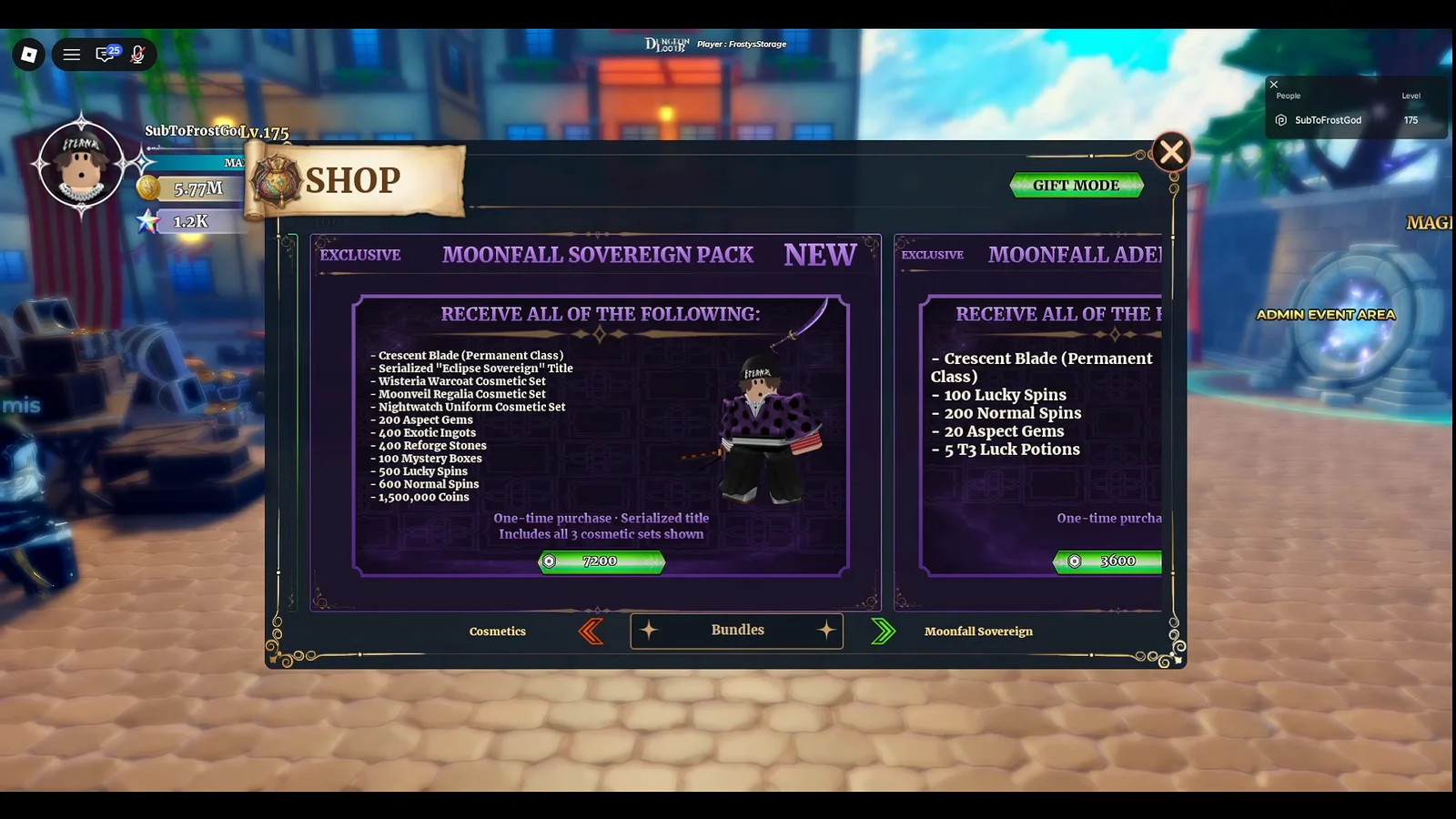 Shop and Paywalled Classes