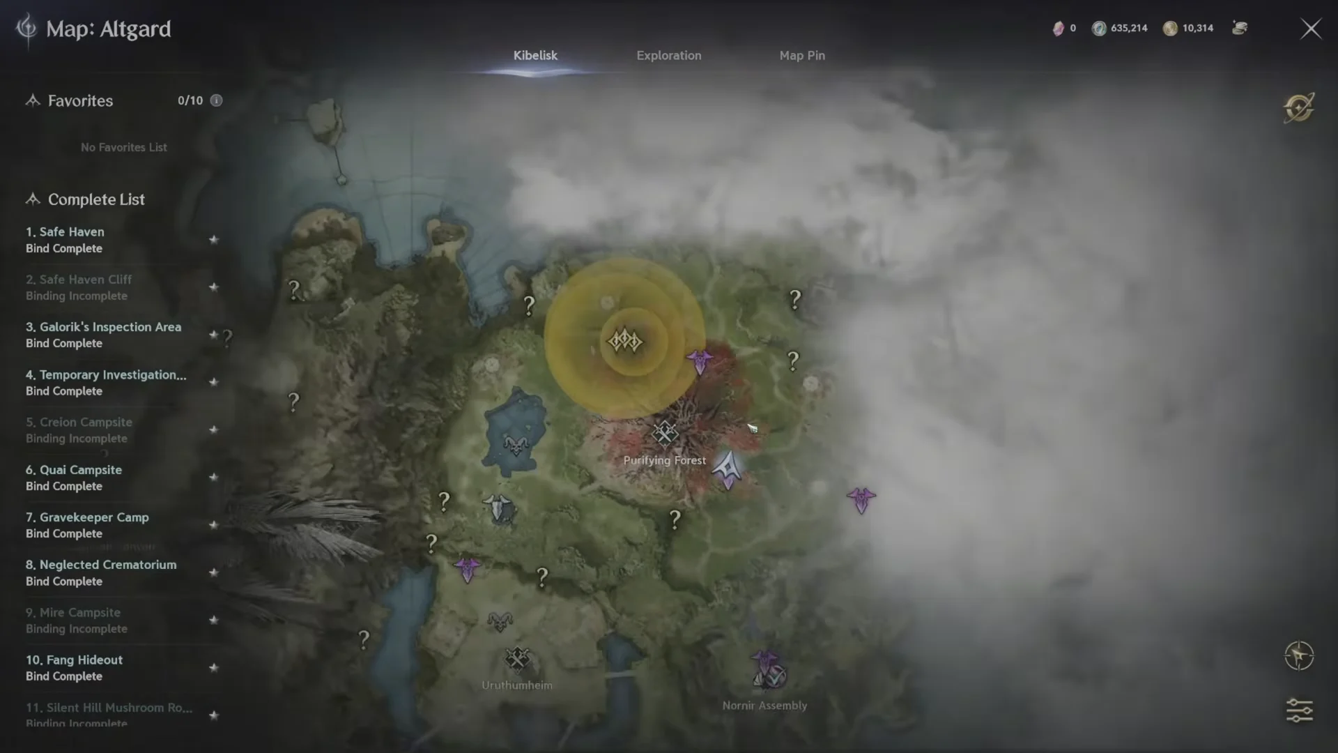 Main quest routing