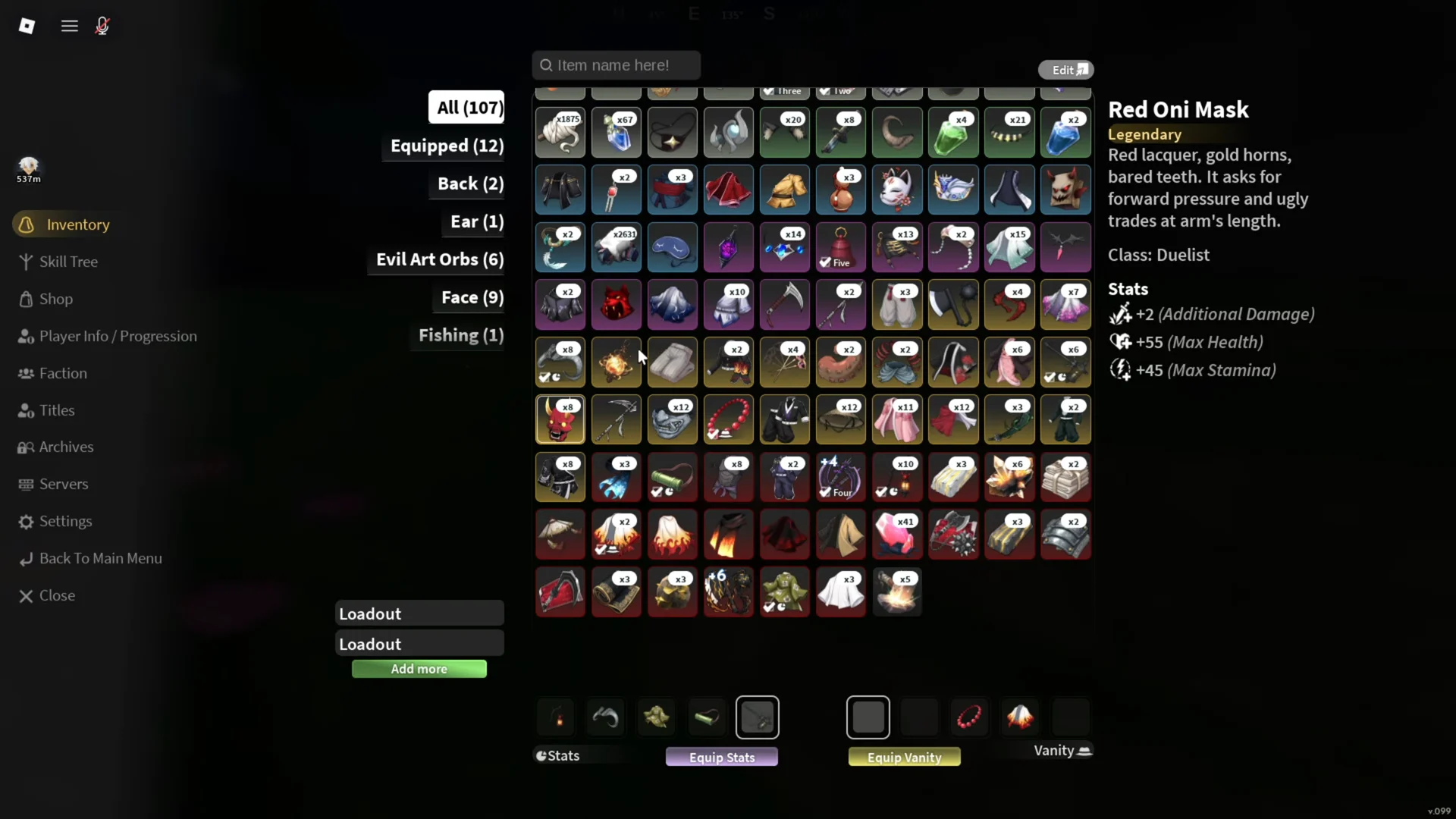 Gear and stat build breakdown