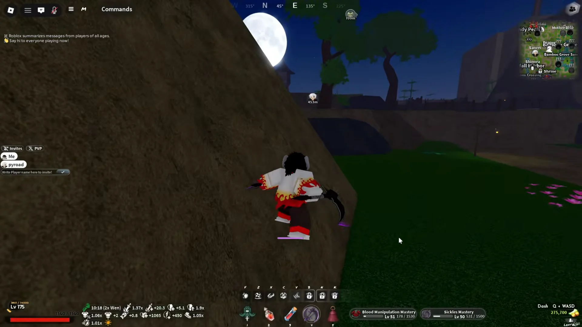 Blood Manipulation and Sickles masteries