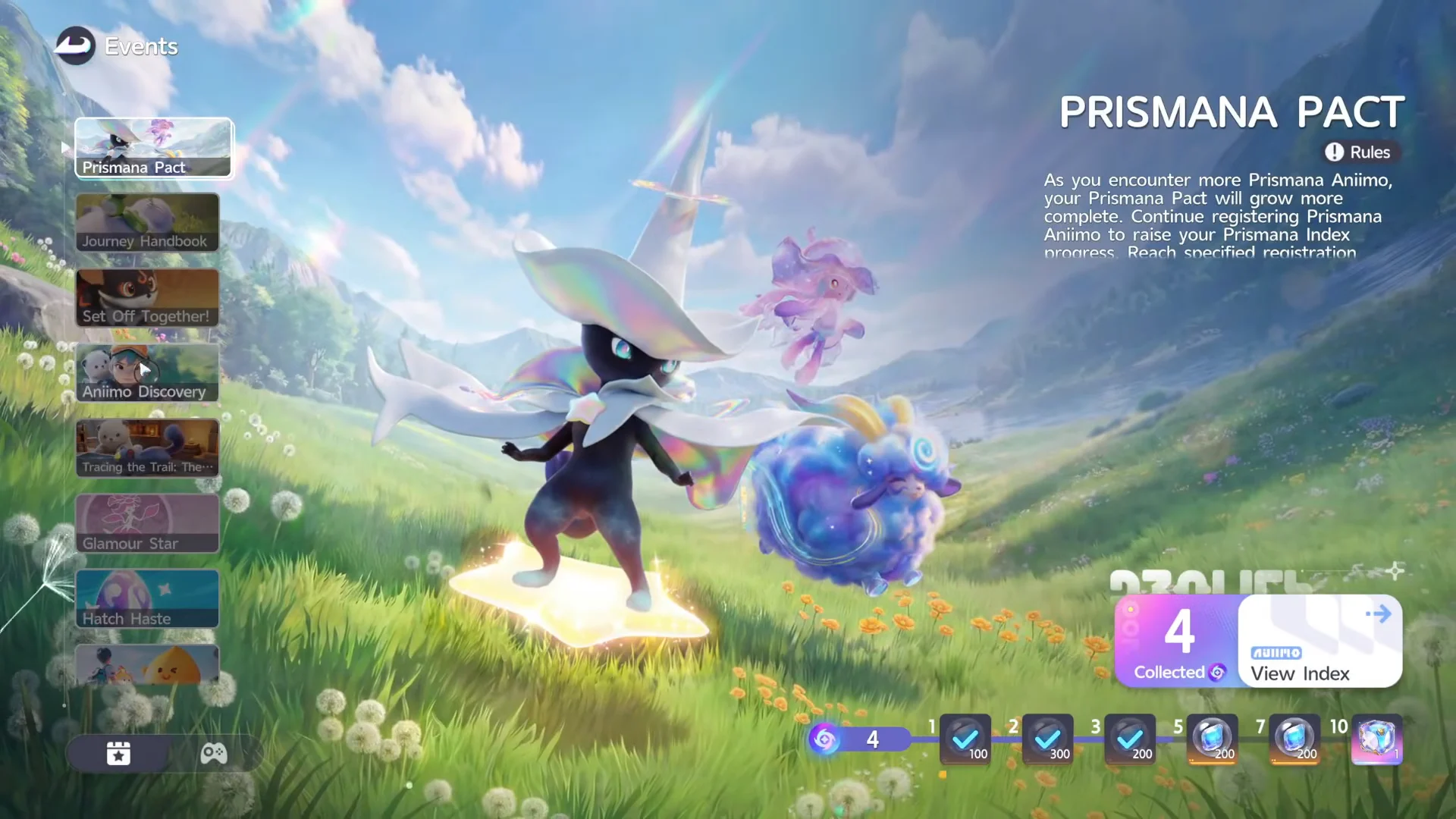 Accessing the Events Menu