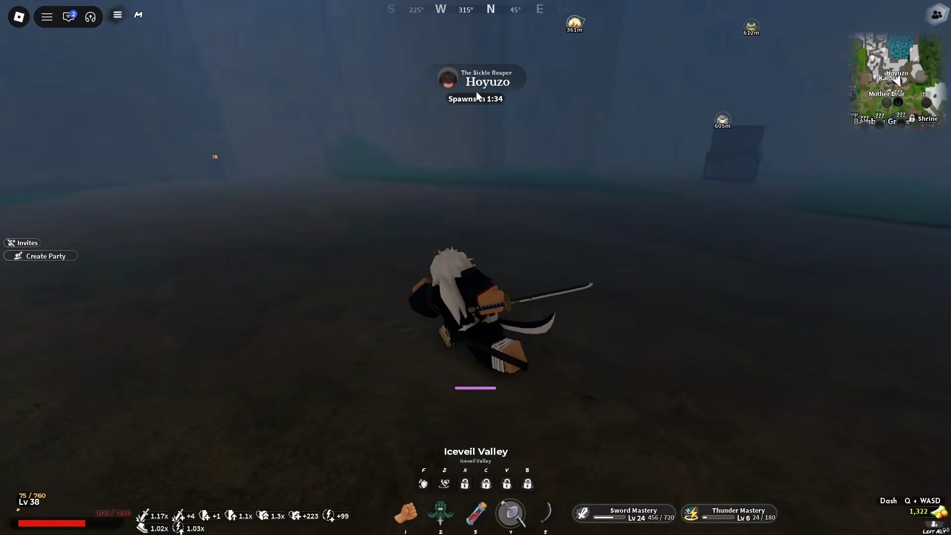 Hoyuzo Boss Location