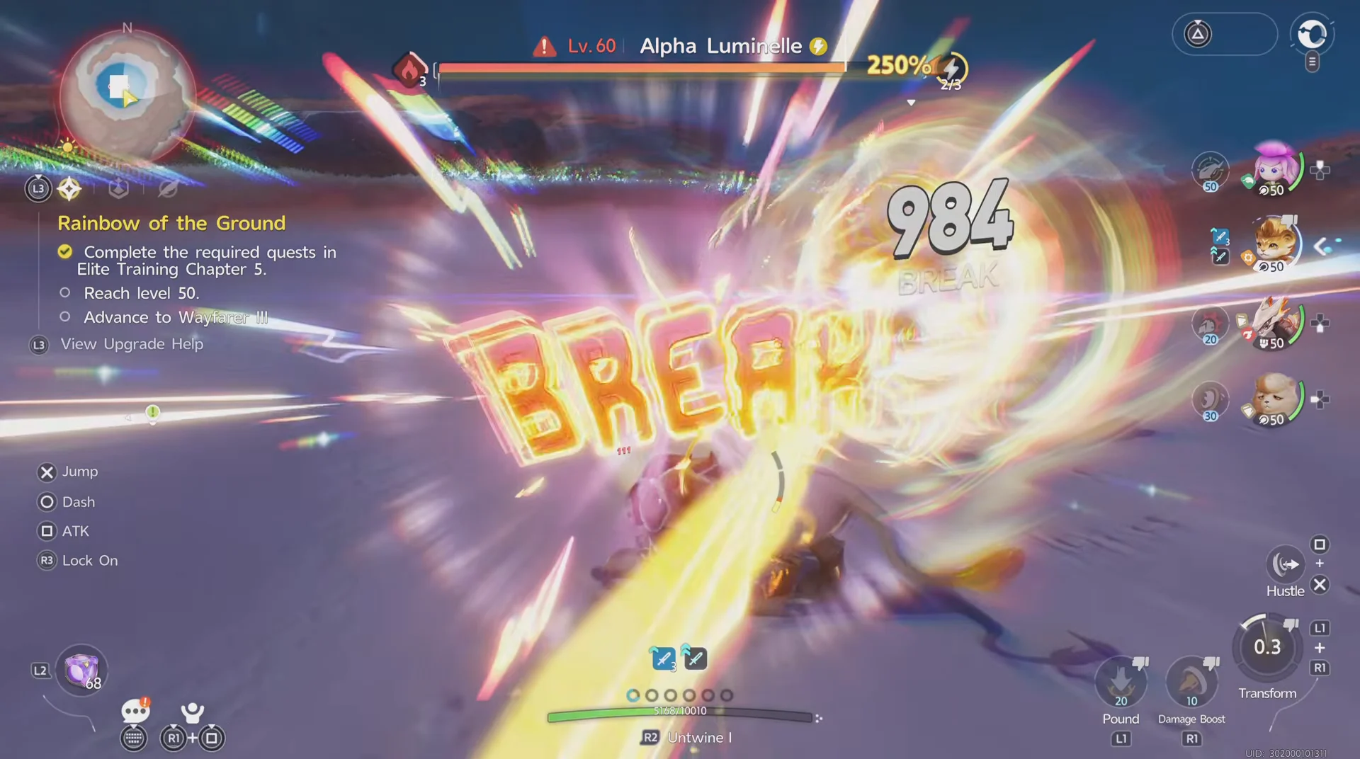 First Break Window & Damage Phase