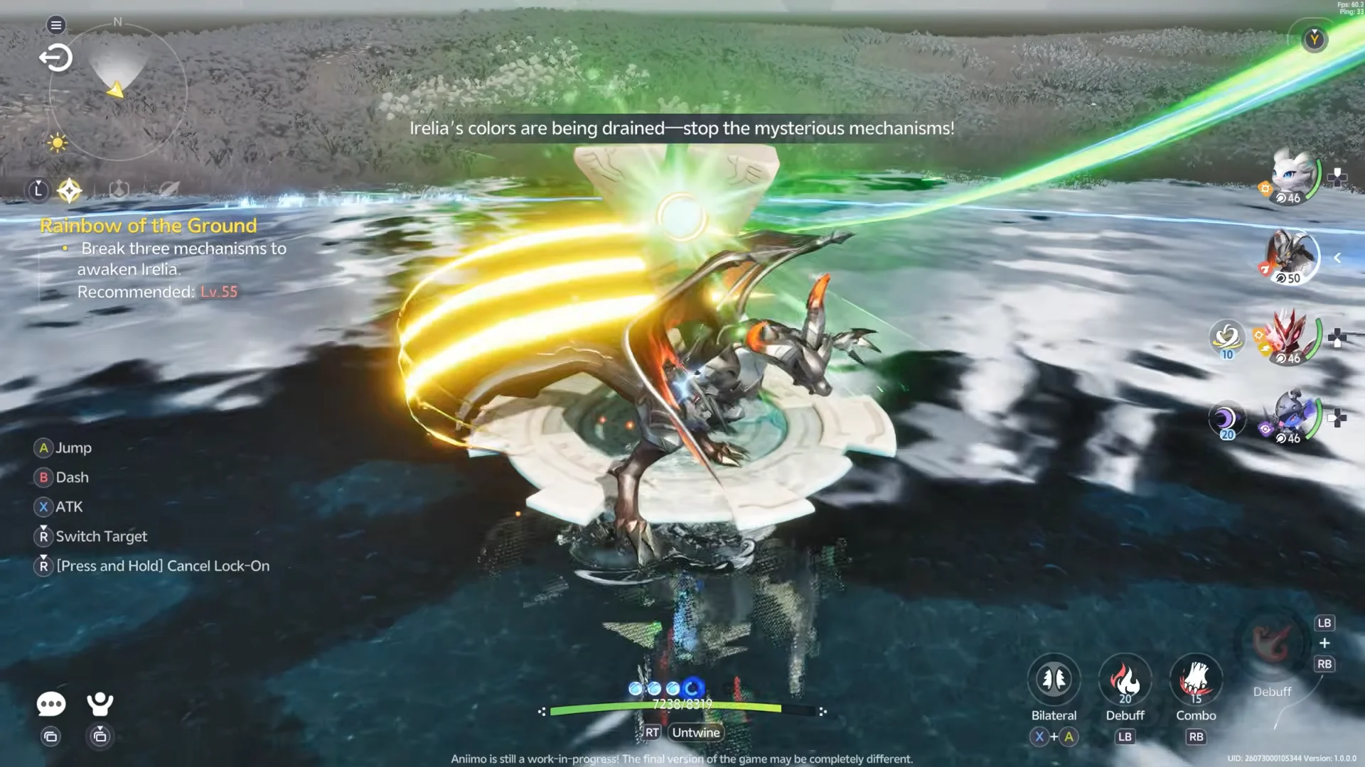 Boss Fight Phase 1: Green Mechanism