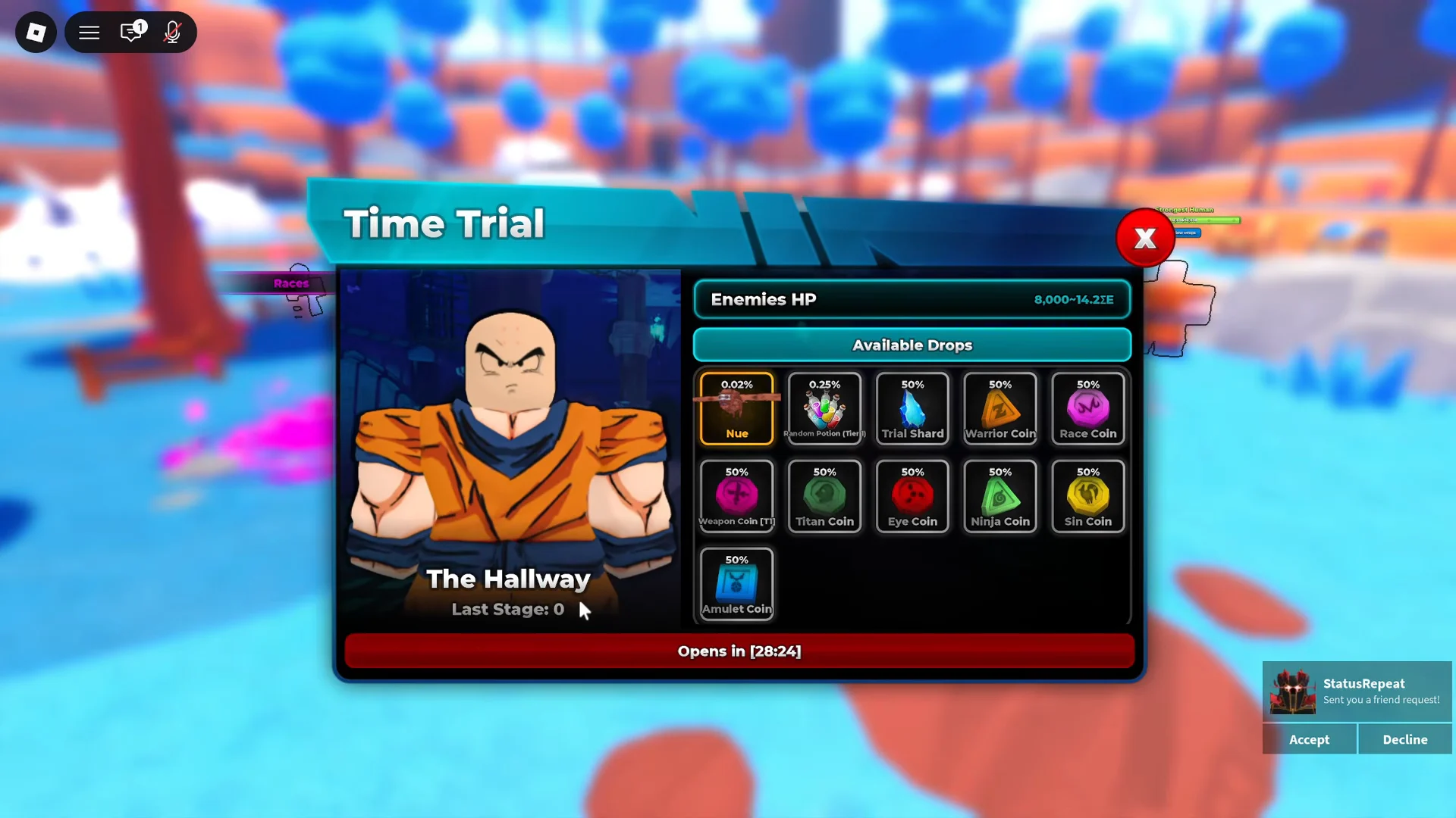 Teleport Menu & The Hallway Time Trial