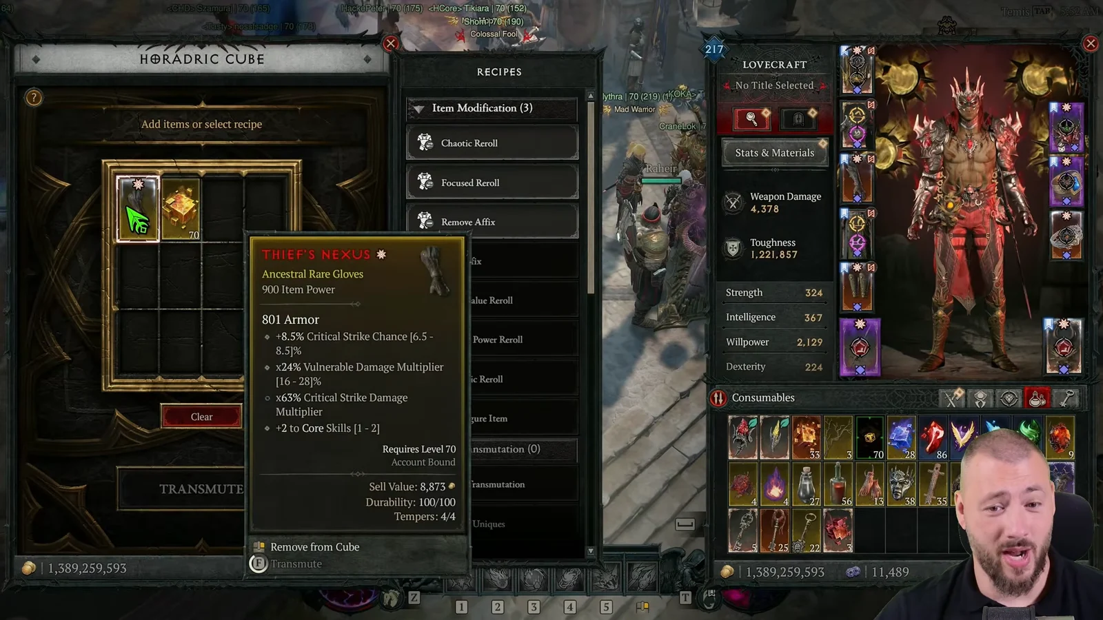 Crafting perfect amulet with All Skills