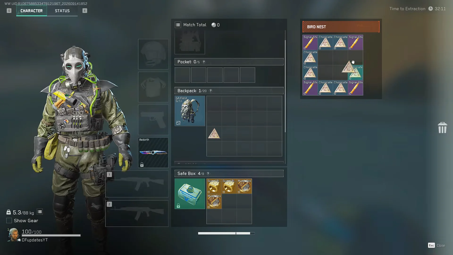 First Nest Item Placement Demonstration