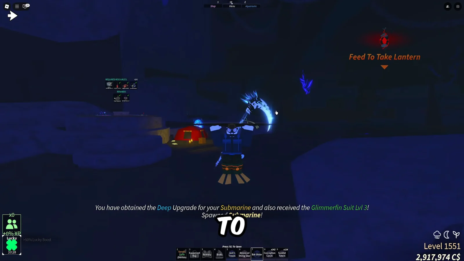 Turning In Abyssal Zenith Items