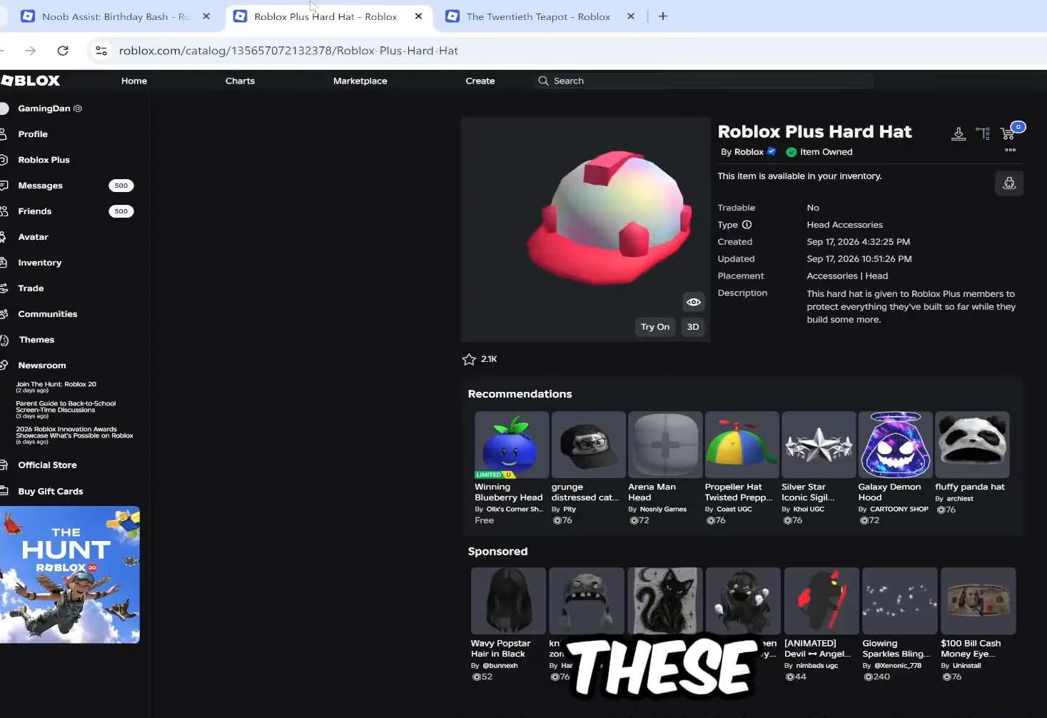 How to Get Roblox Plus Hard Hat