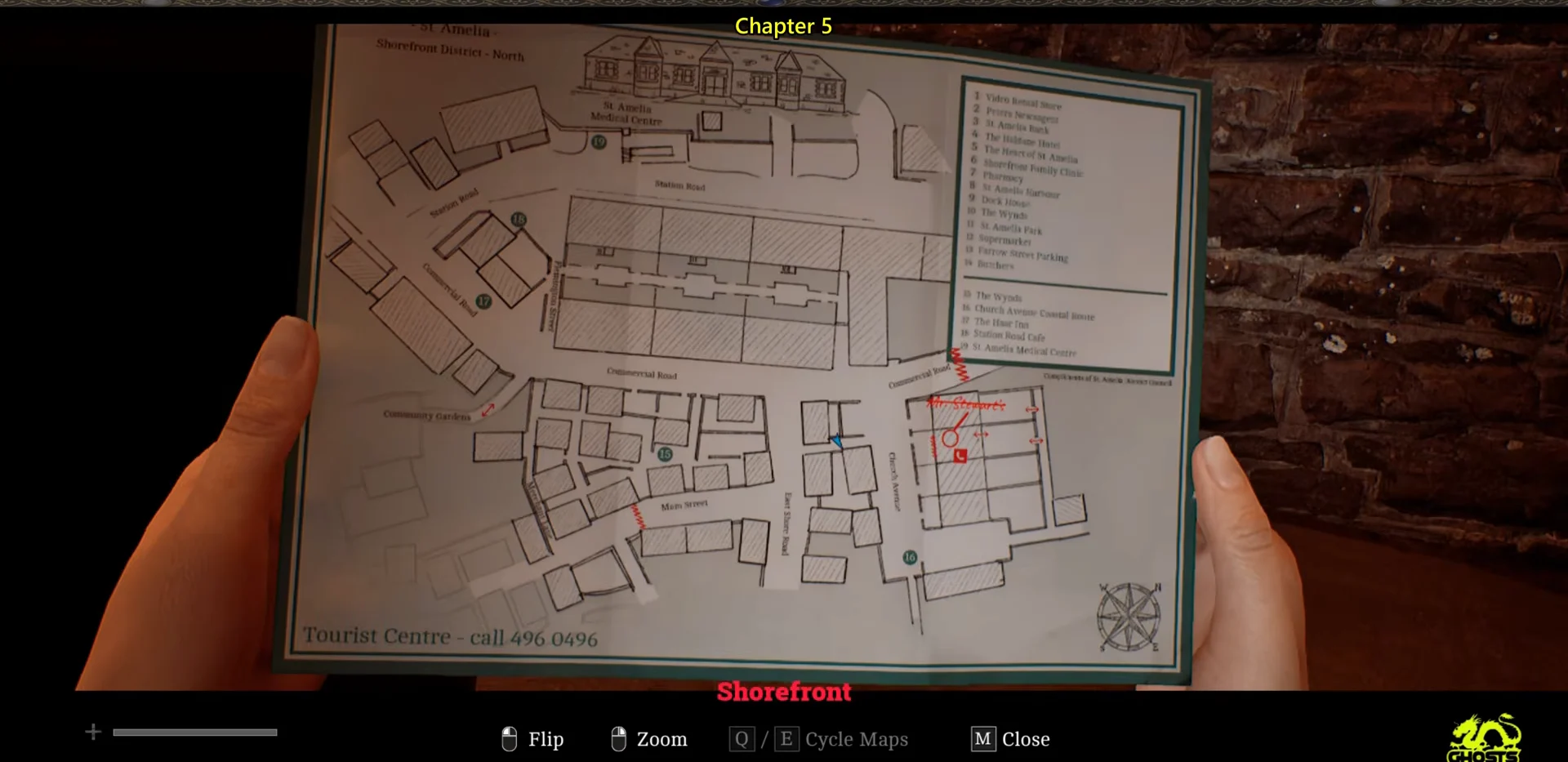 Checking Shorefront map