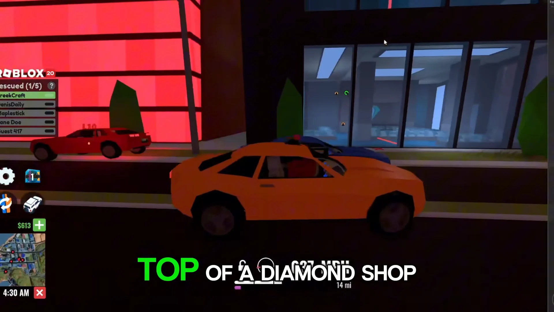 Traveling to City Diamond Shop