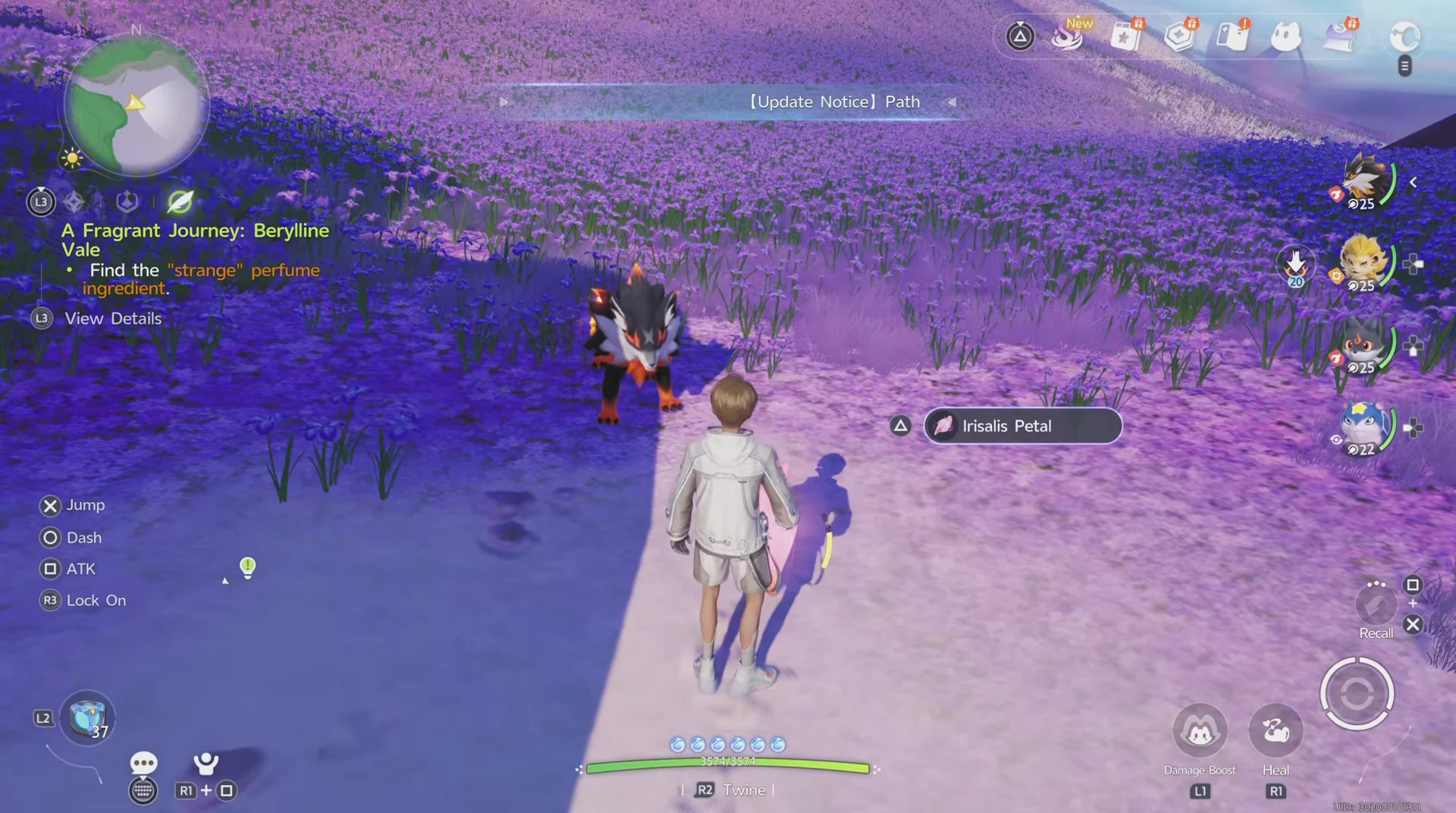 Harvesting Irisalis Petal