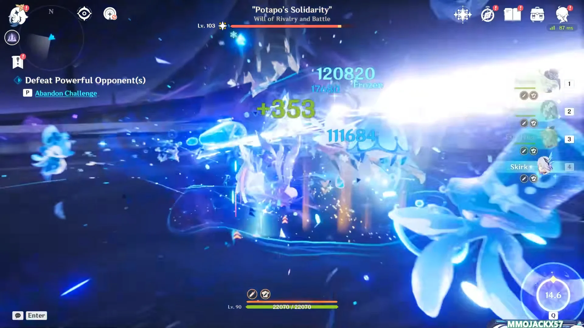 Sustained Rotation Boss Run