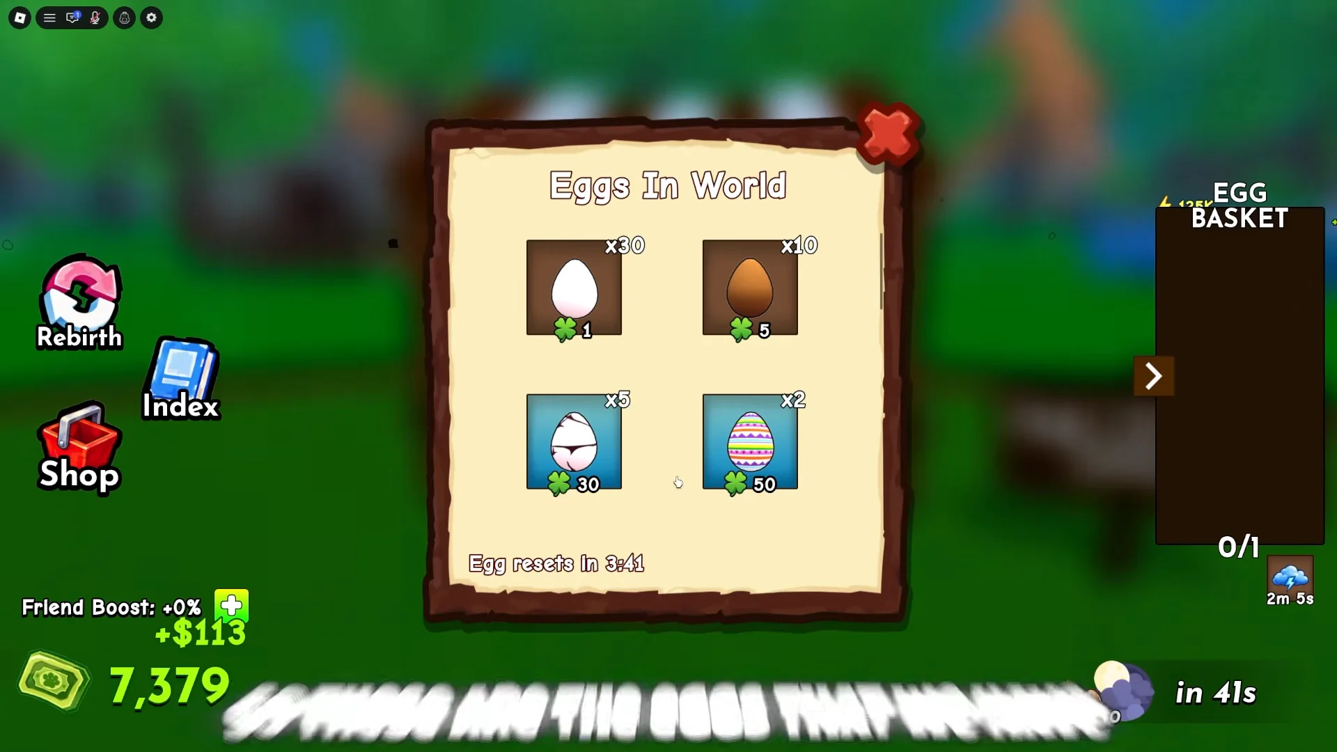 Checking Track Eggs & Food Shop