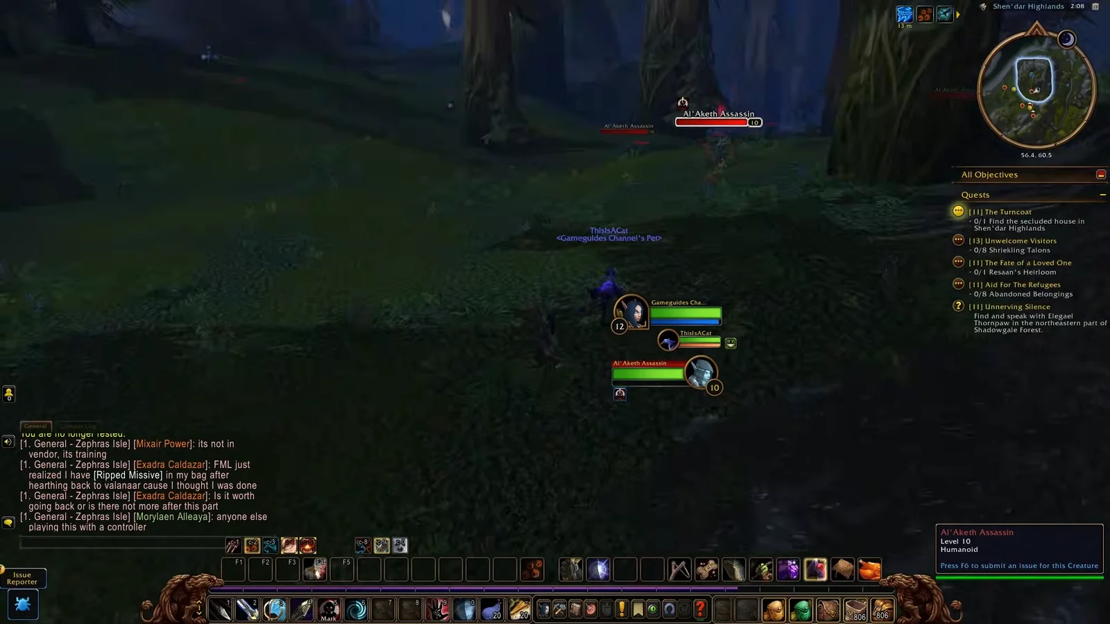 Defeating Al'Aketh Assassins