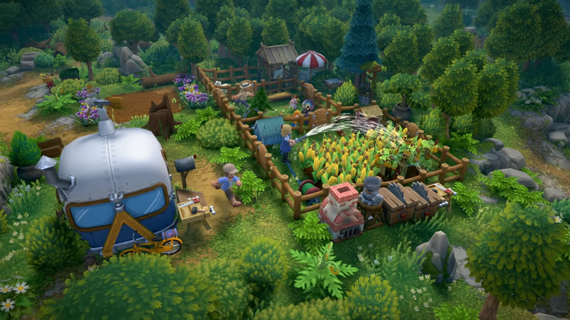 Early farming setup
