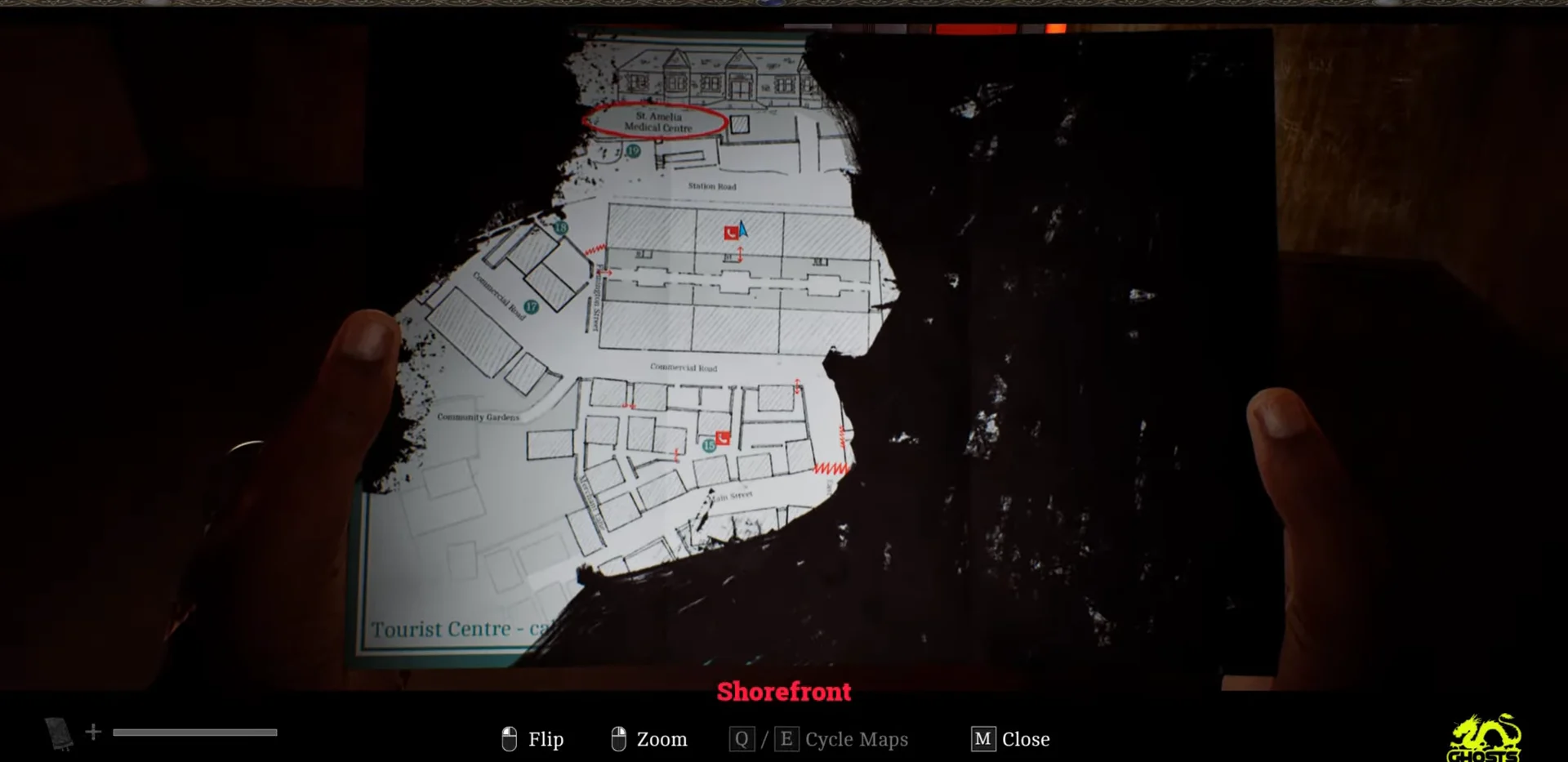 Checking Shorefront Map