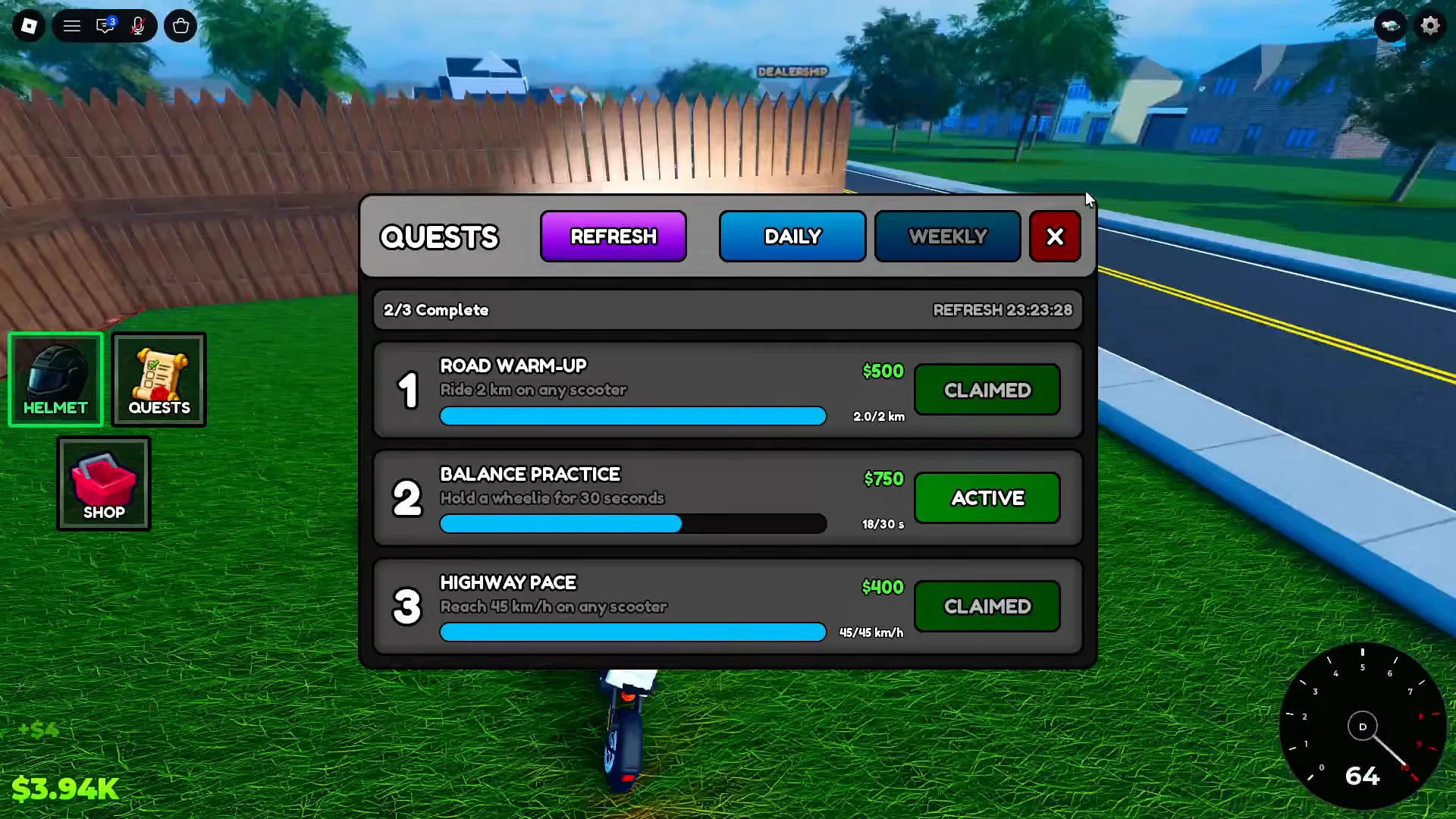 Quest Overview and Stacking Strategy