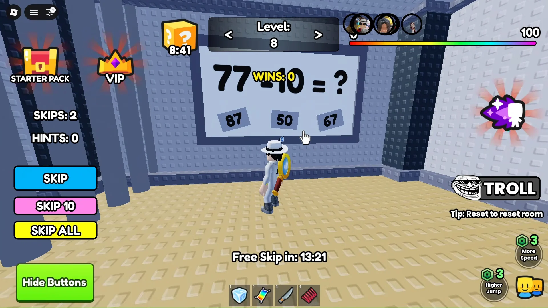 Level 8 Math Wall
