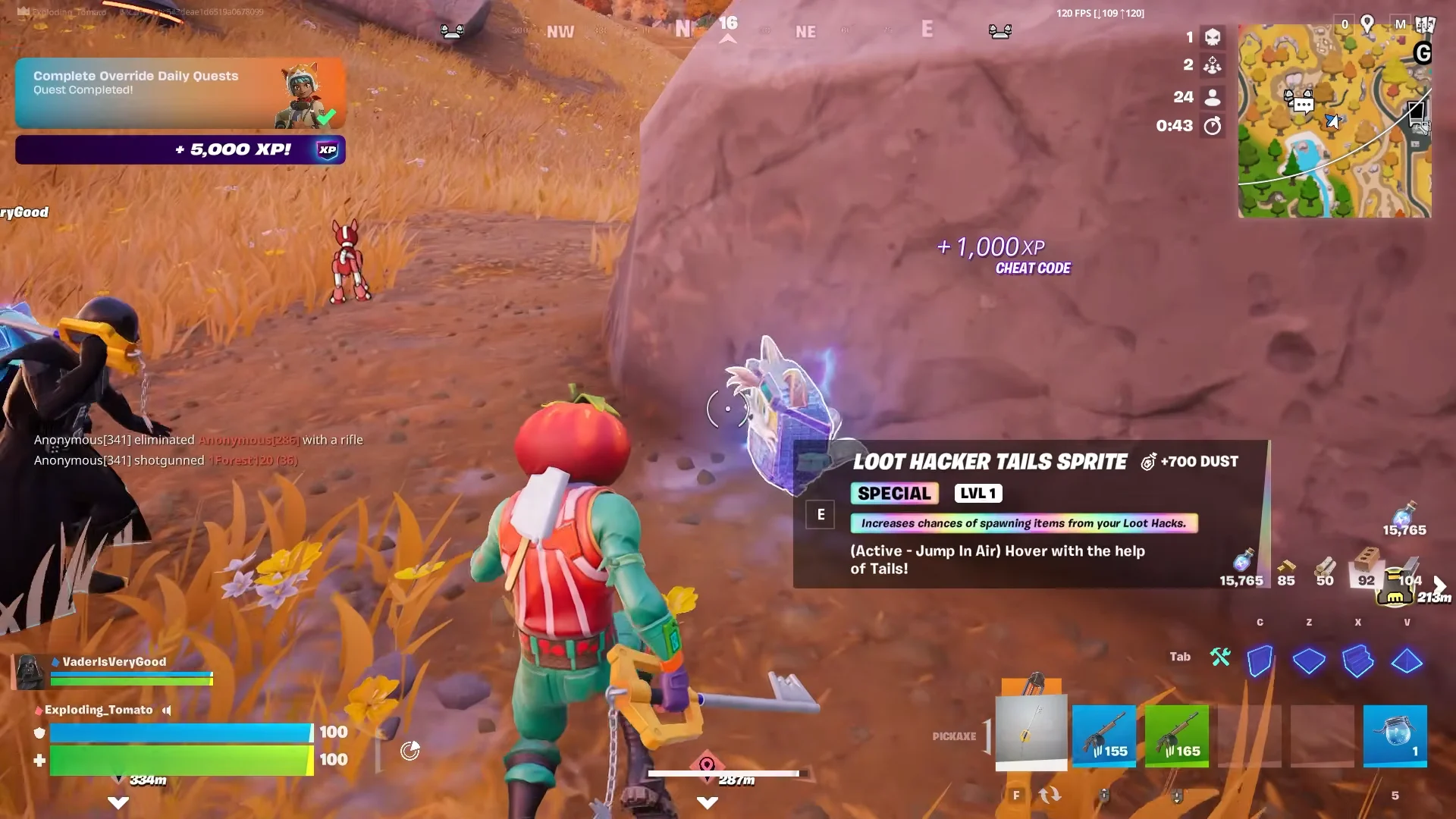 Purple Cheat Code Input