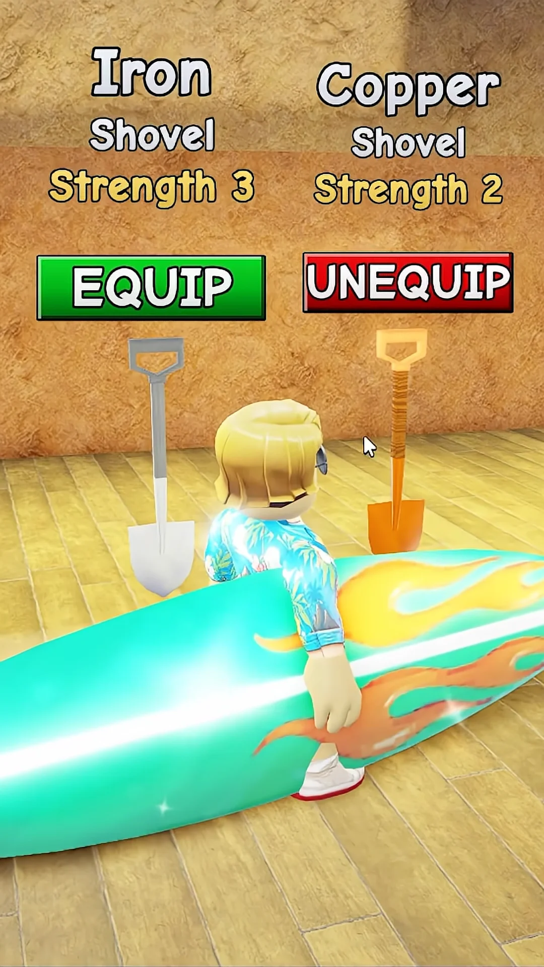 Upgrade Shovel Shop
