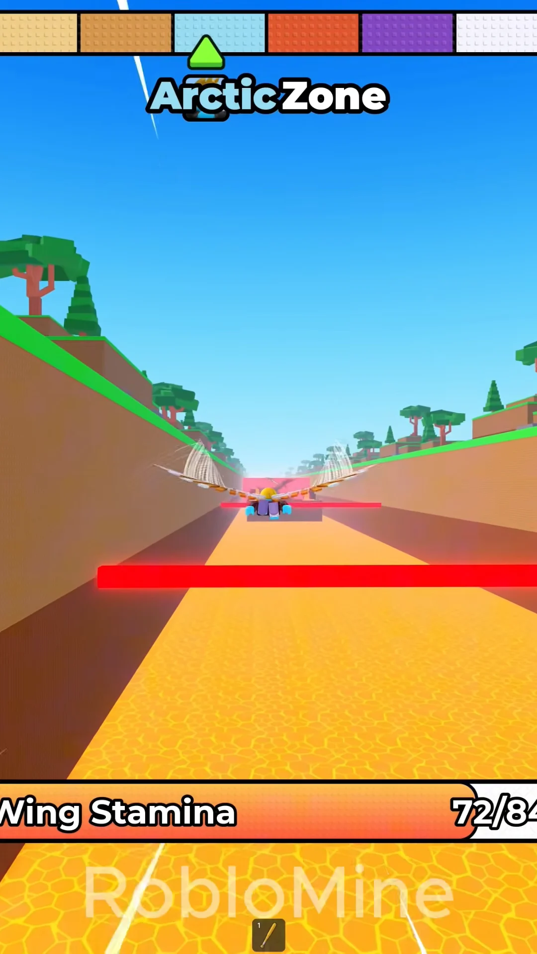 Initial flight attempt through obstacle zones