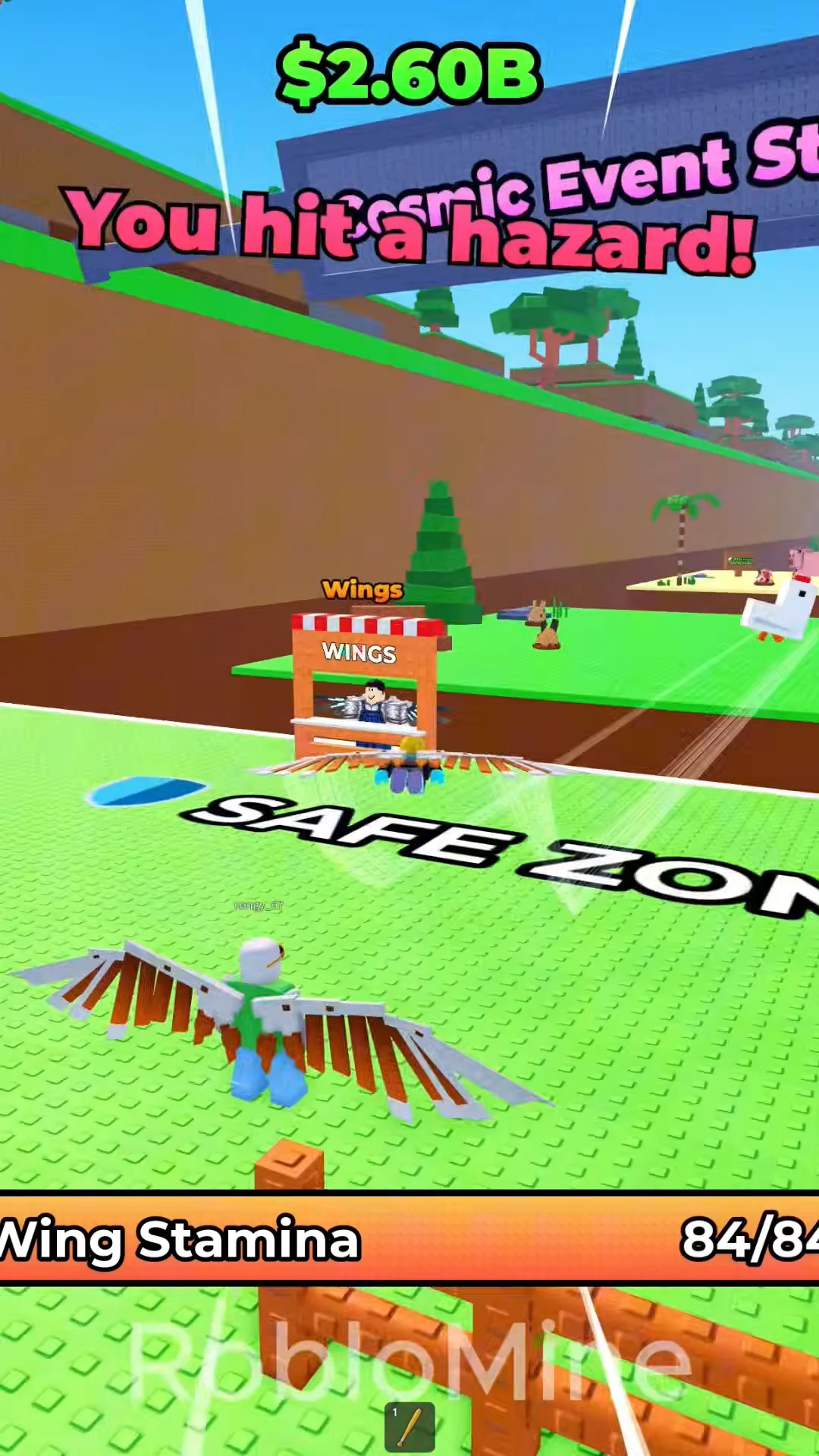 Volcano Zone hazard collision