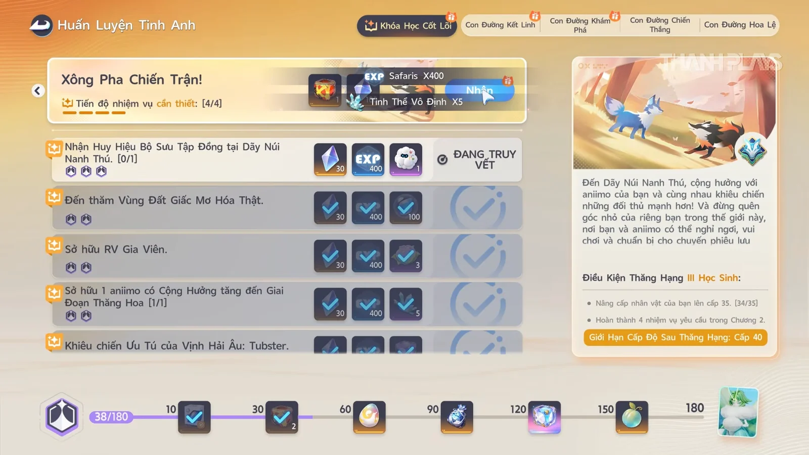 Claiming Mission Rewards