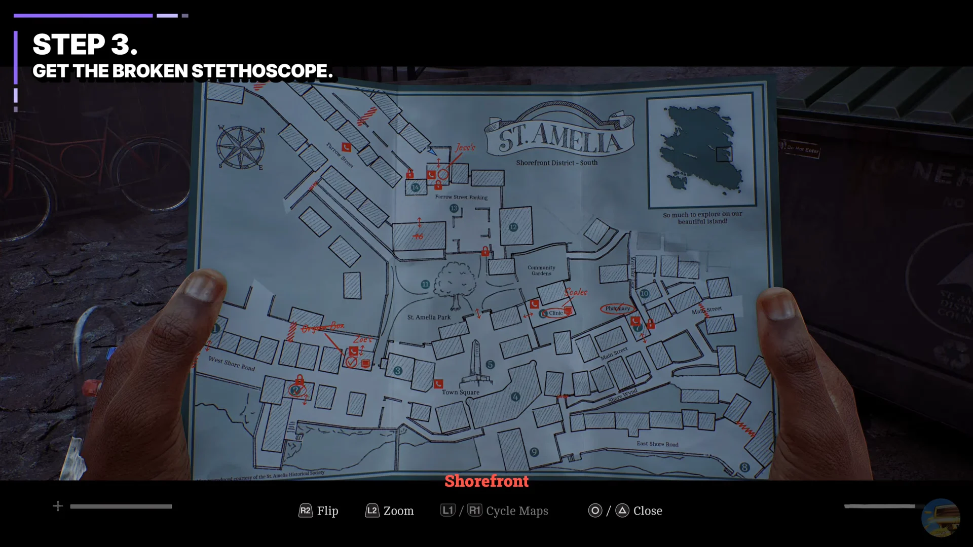 Step 3: Stethoscope Map Location