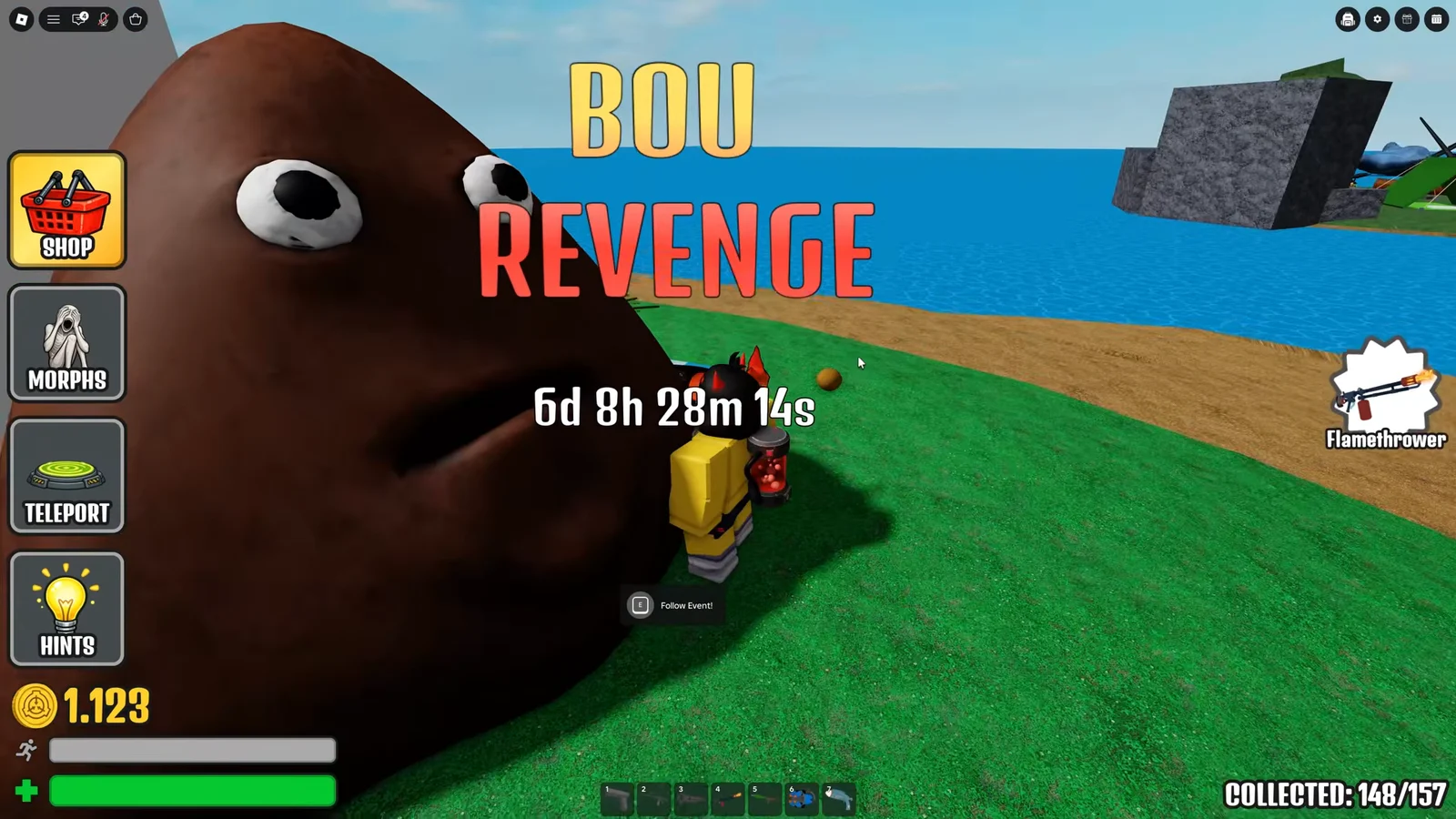 Exploring Bou Revenge Island