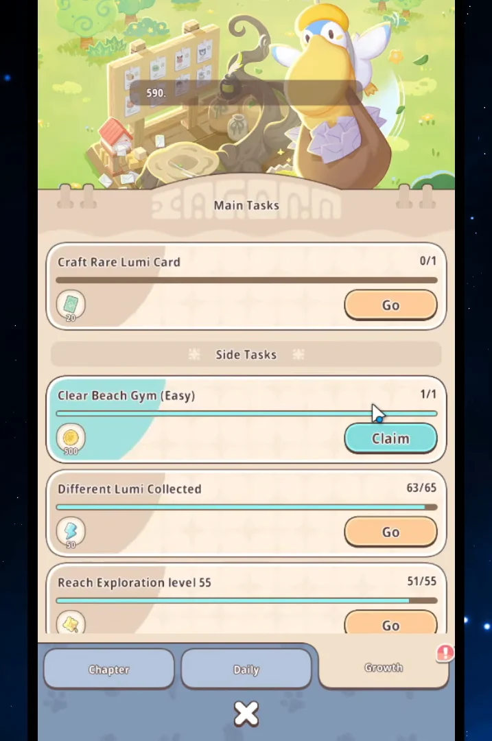 Growth Tasks
