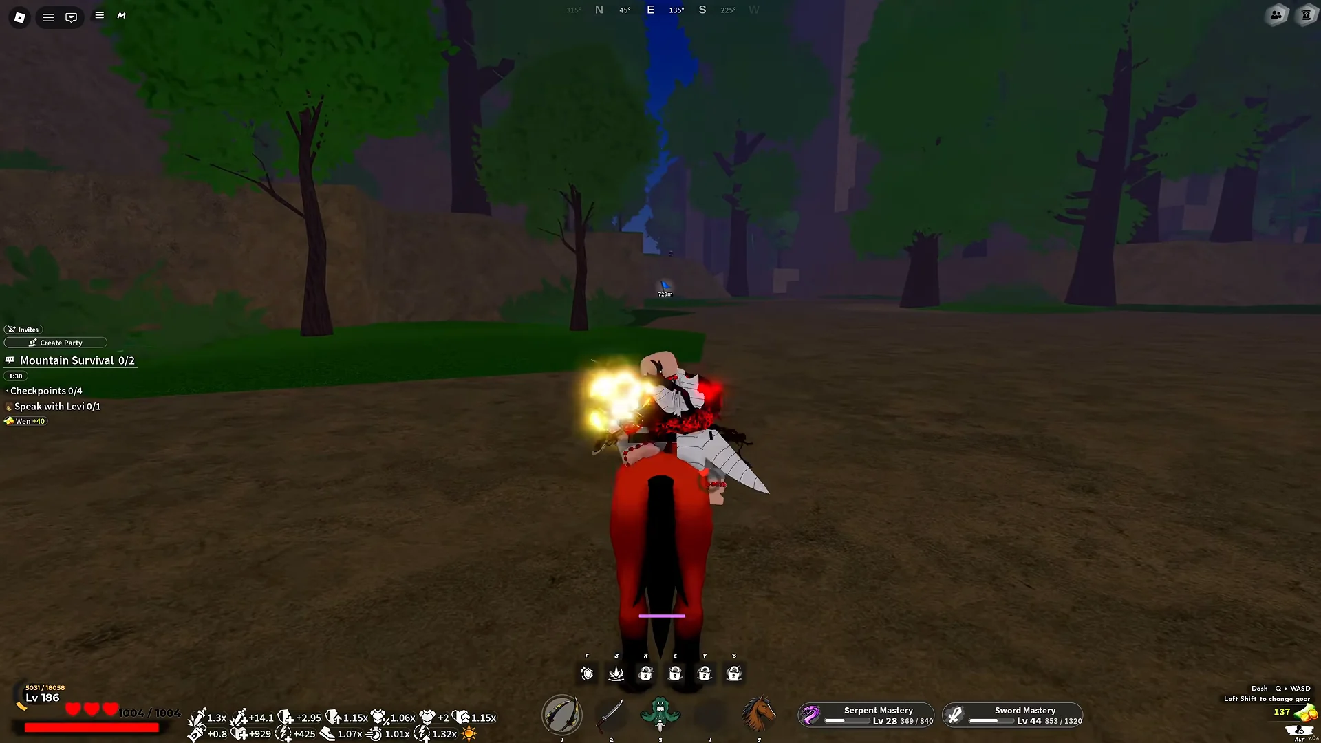 Quest 5: Lavato's Mountain Survival