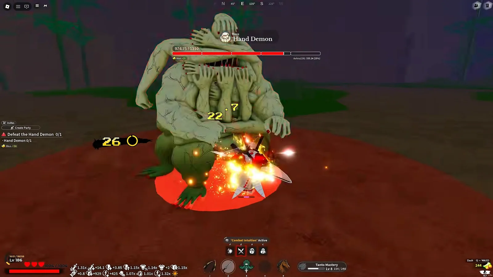 Final Boss: Hand Demon