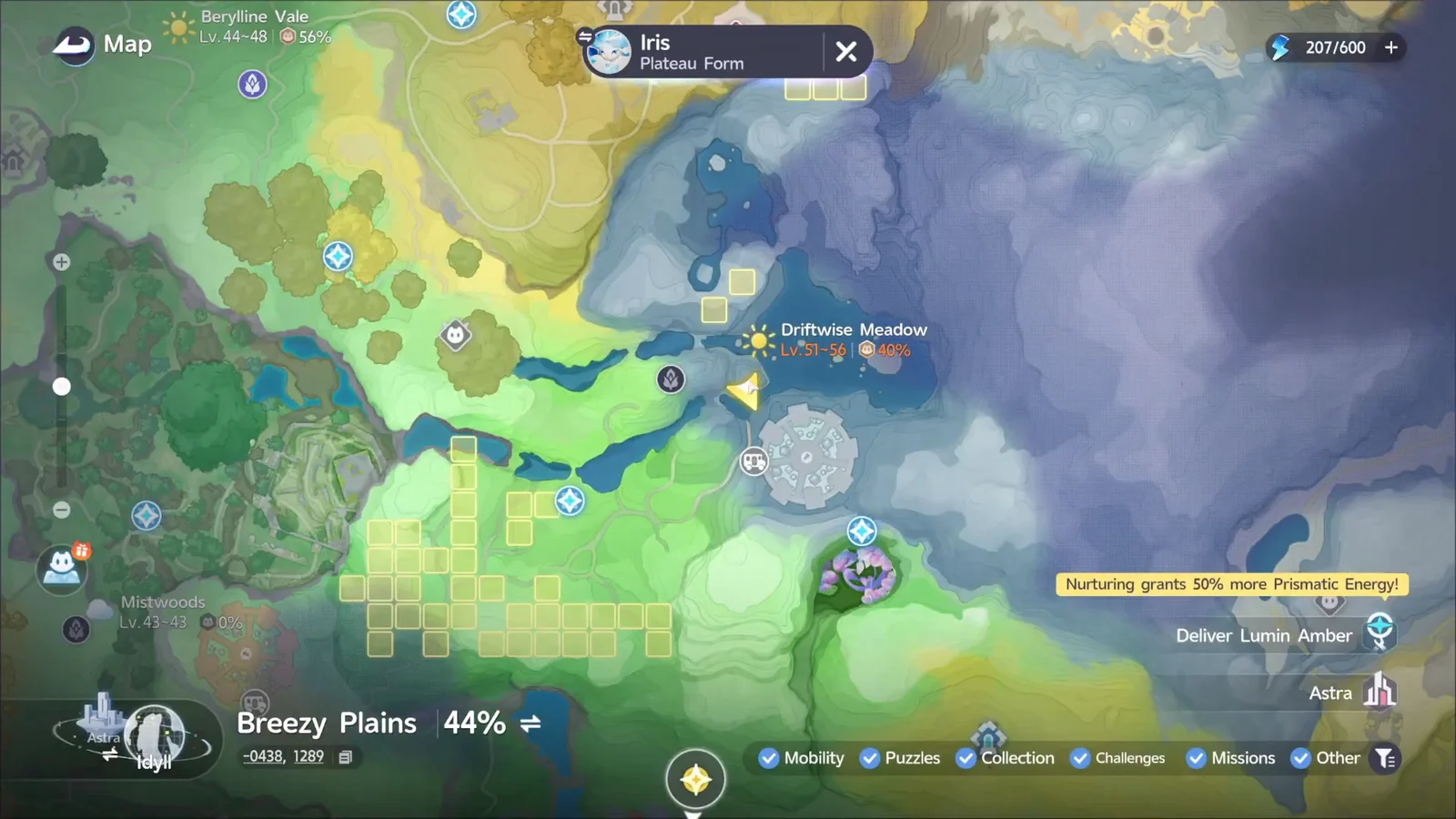Map Location and Requirements