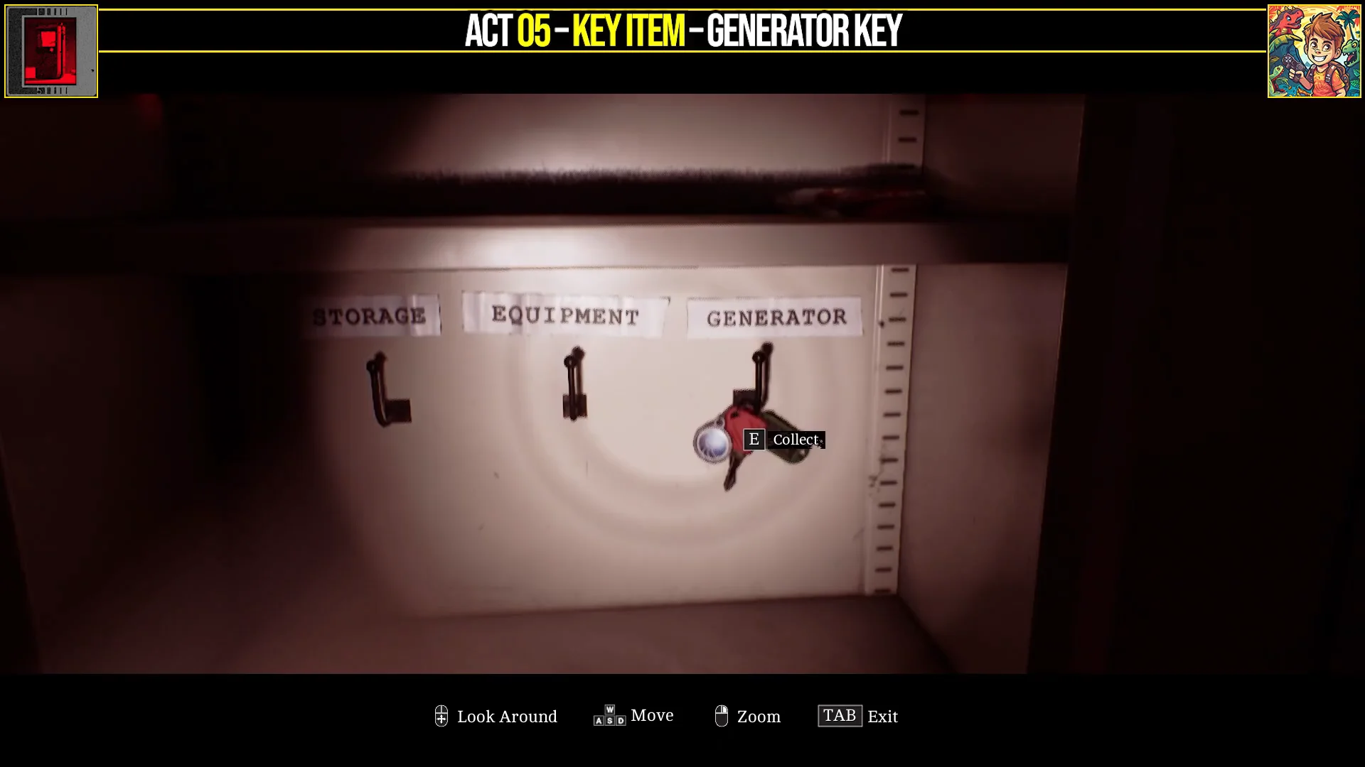 Key Item: Generator Key