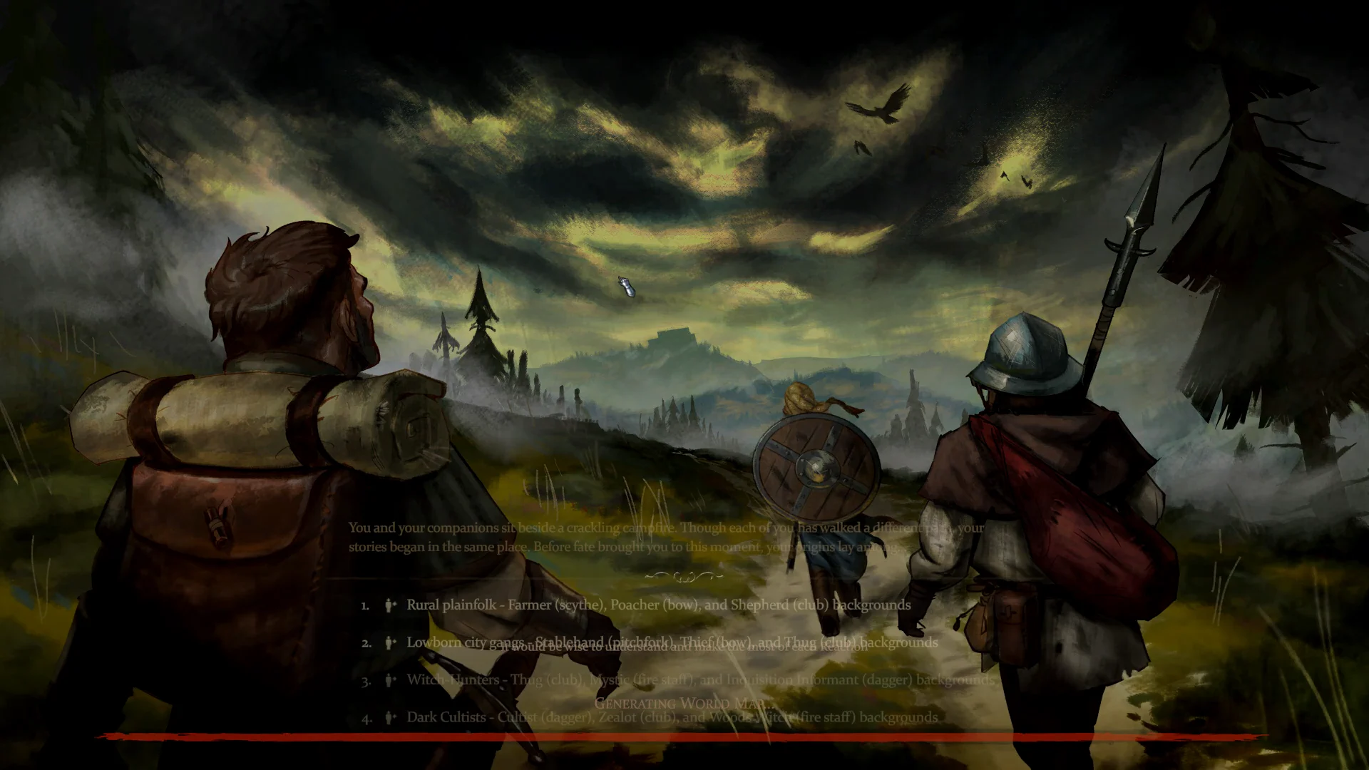 Background selection