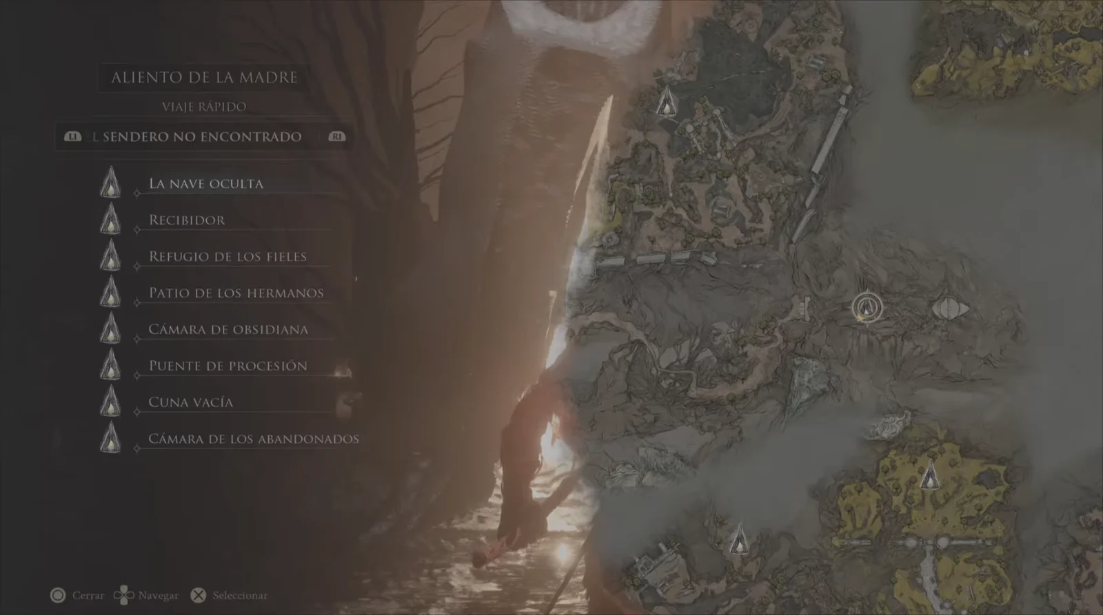 Location Selection Menu