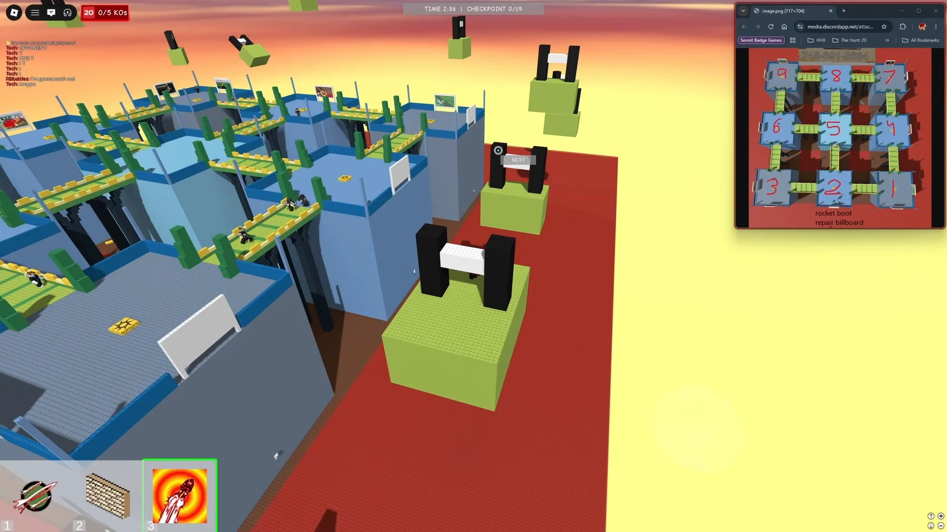 Rocket Arena: First Obby Run