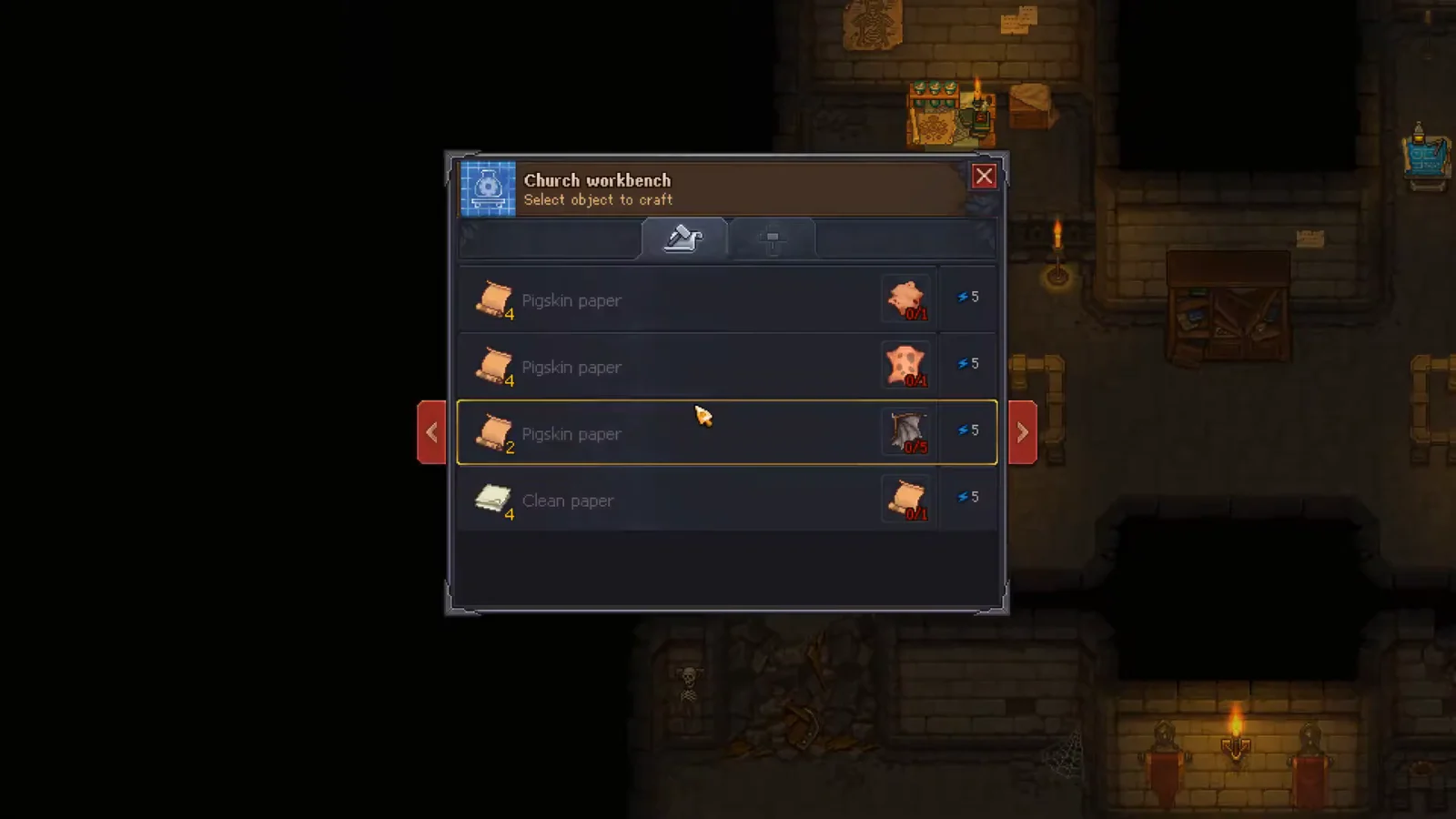 Inspecting Crafting Recipes