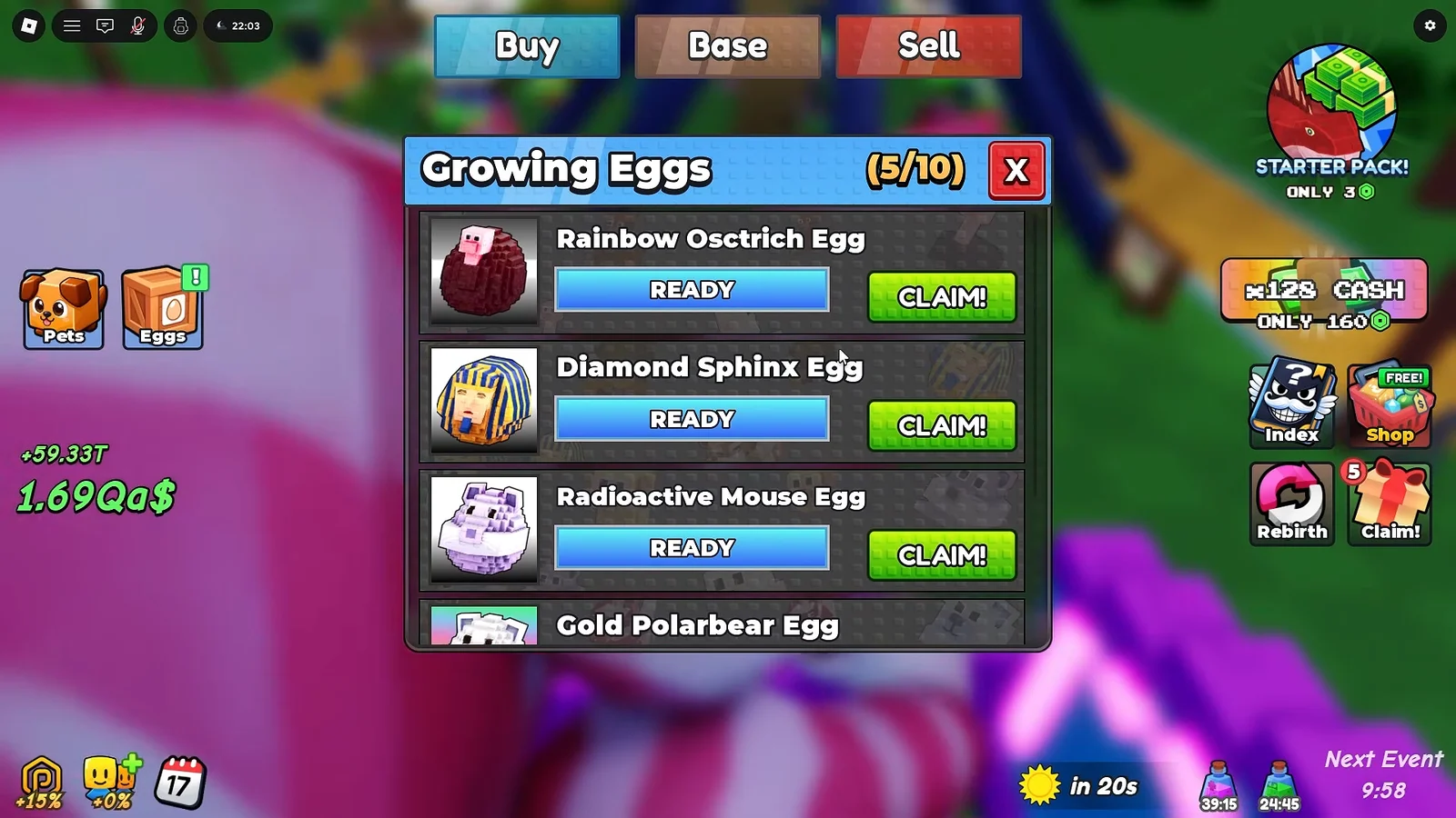 Hatching Trillion-Tier Pets