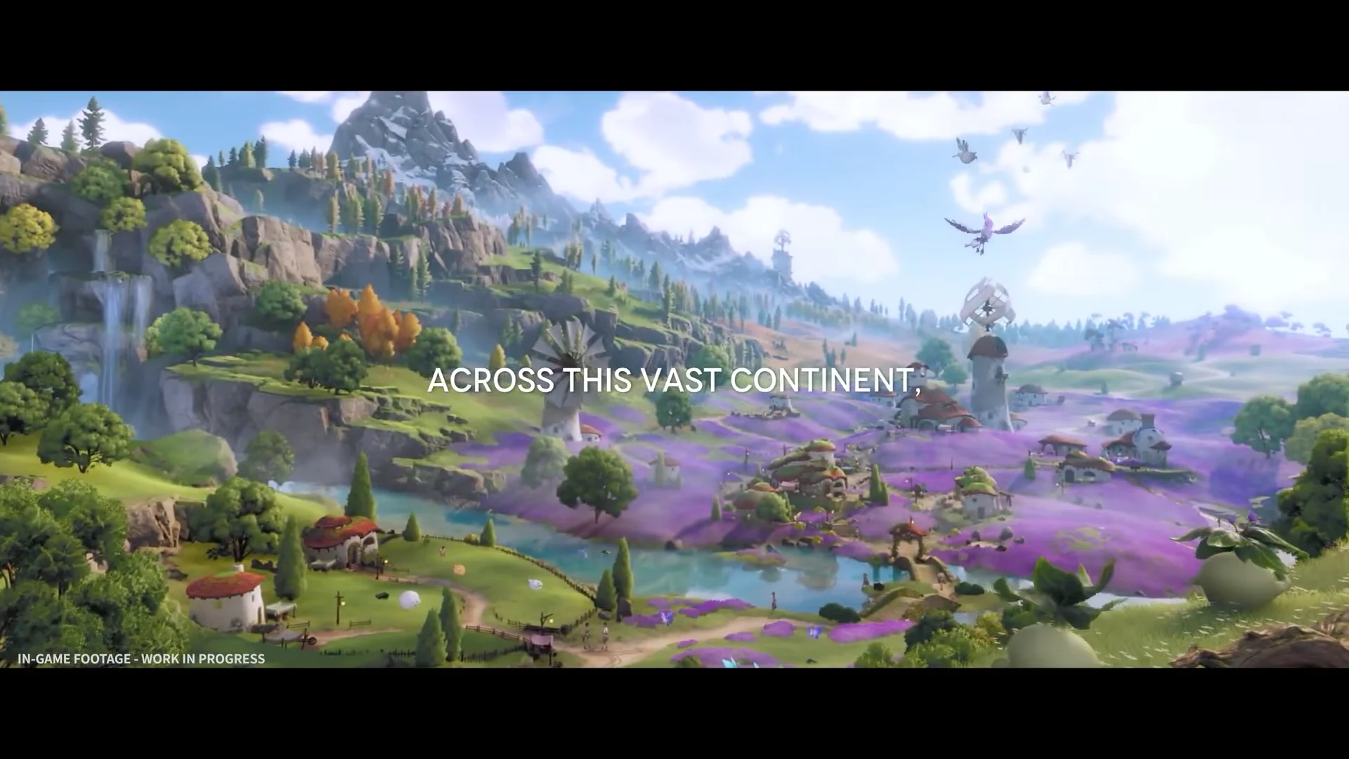 Cinematic trailer begins